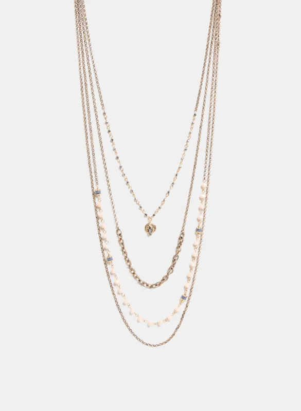 Tiered Bead Insert Necklace sold by Melanie Lyne