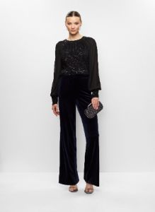 Sequin Embellished Chiffon Sleeve Top sold by Melanie Lyne