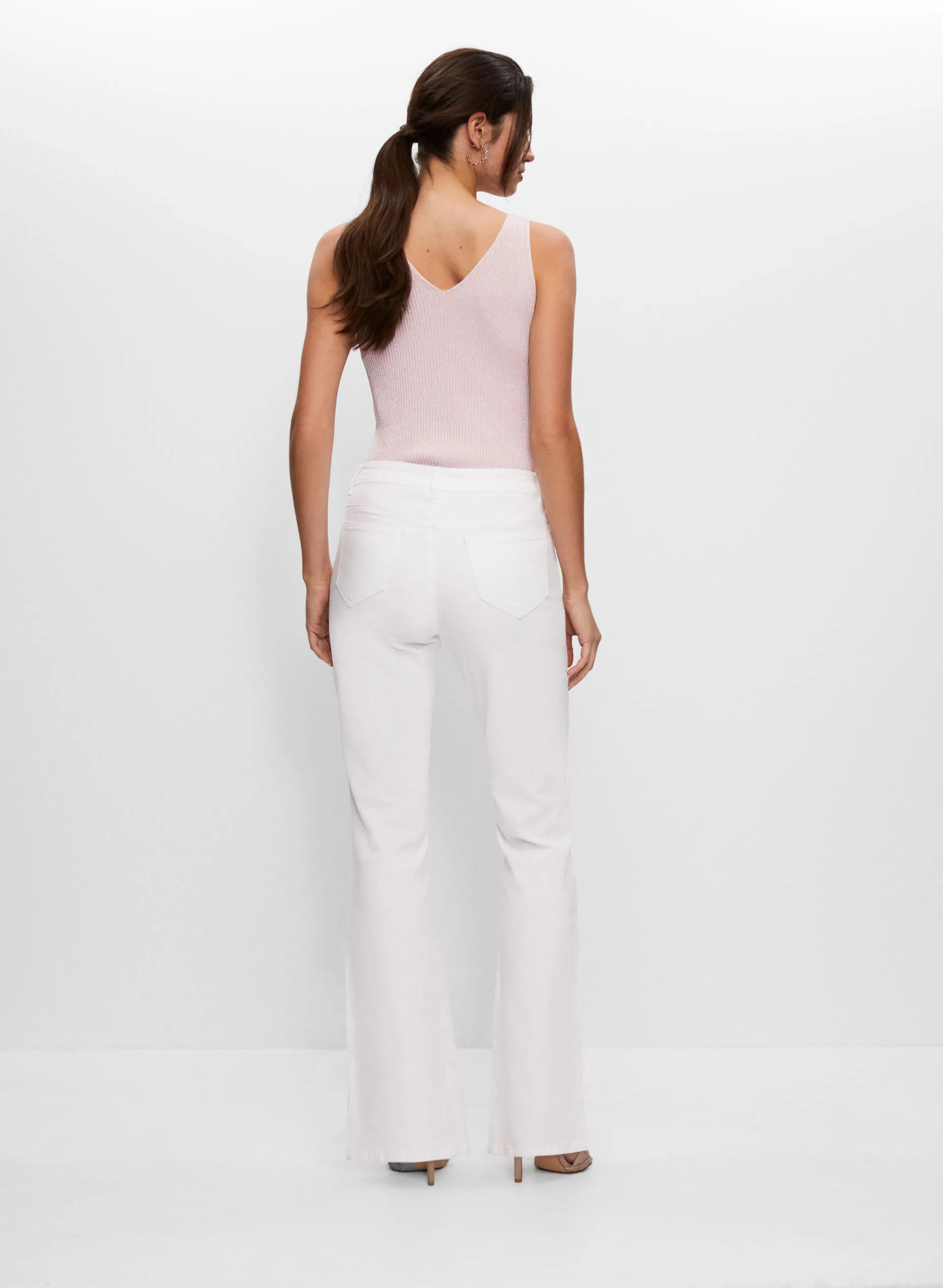 Flare Leg Denim Pants sold by Melanie Lyne product image thumbnail 4