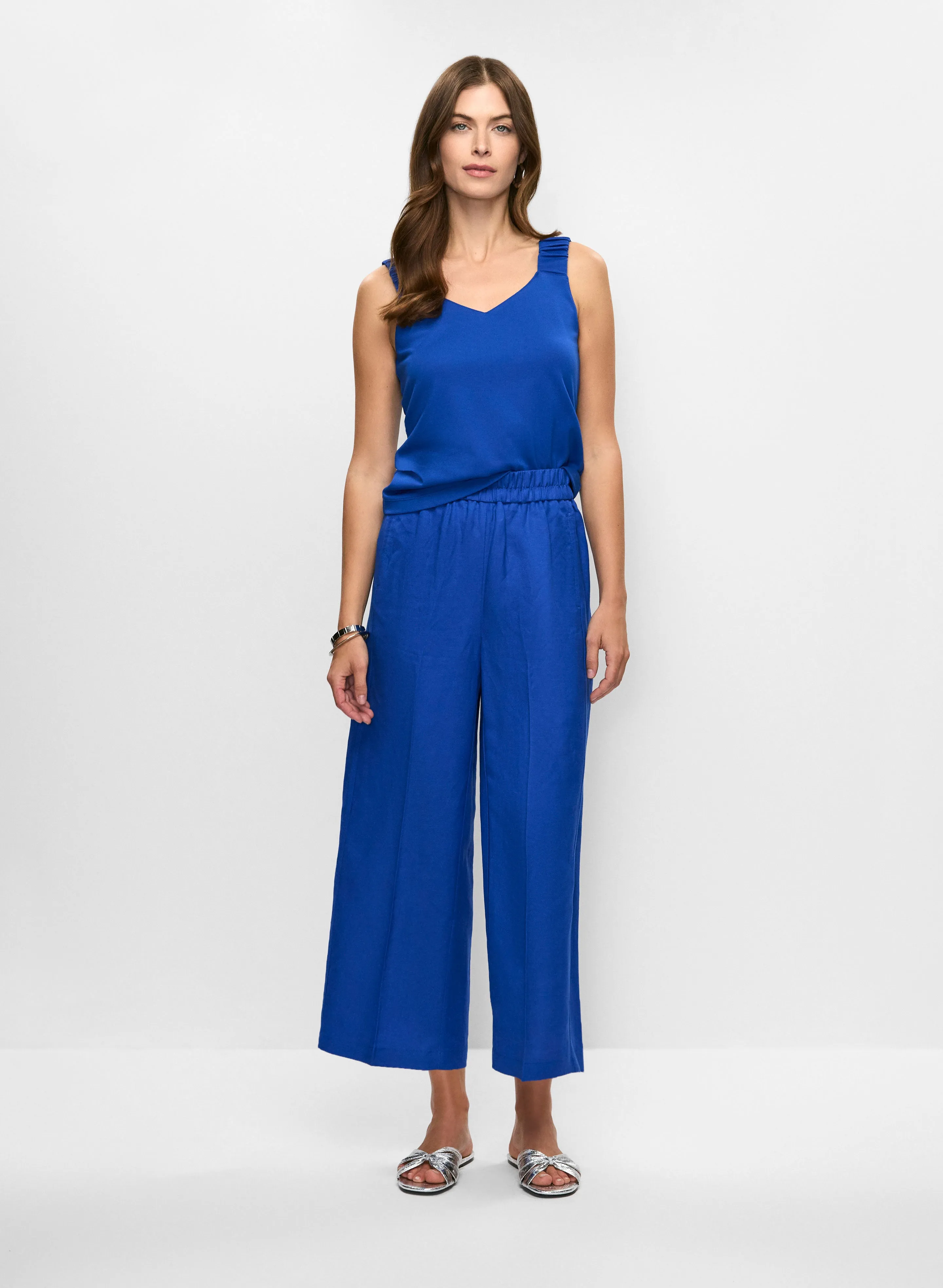 Ruched Strap Top & Culotte Pants sold by Melanie Lyne