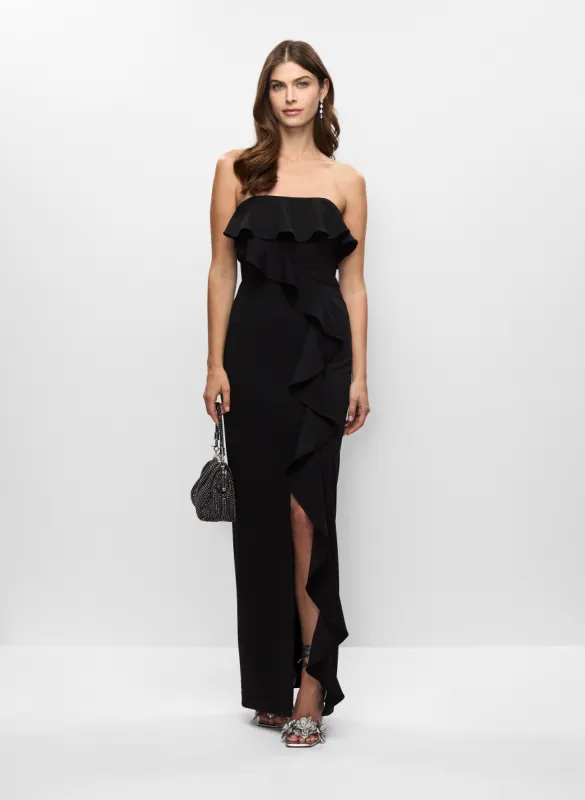 Adrianna Papell - Sleeveless Ruffled Dress sold by Melanie Lyne