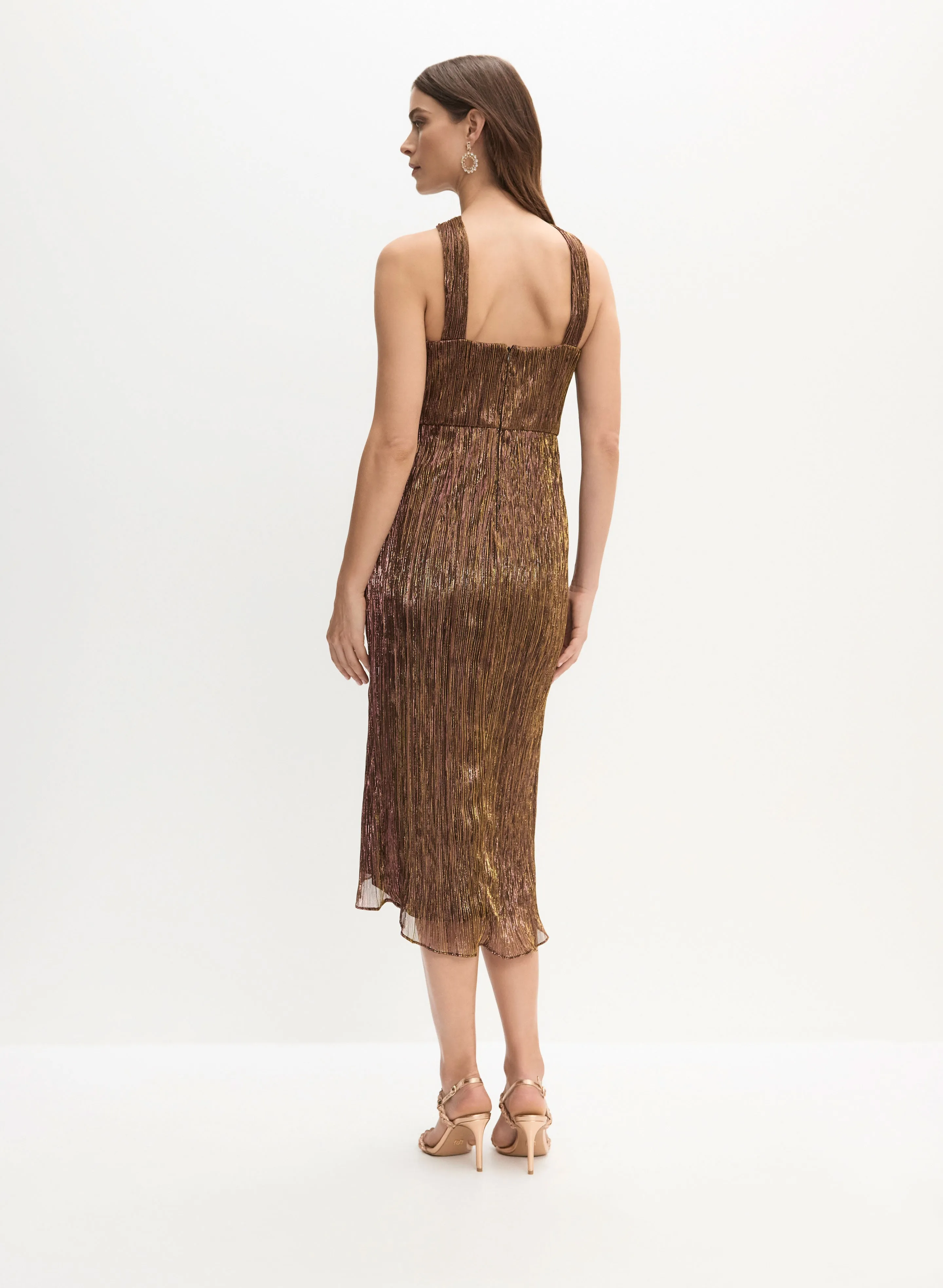 Adrianna Papell - Halter Neck Evening Dress sold by Melanie Lyne product image thumbnail 3