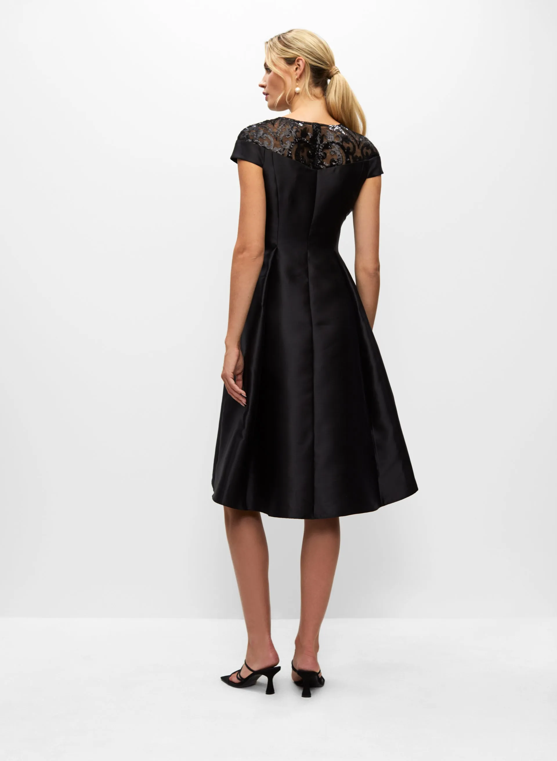 Adrianna Papell - Sequin Mesh Dress sold by Melanie Lyne product image thumbnail 2