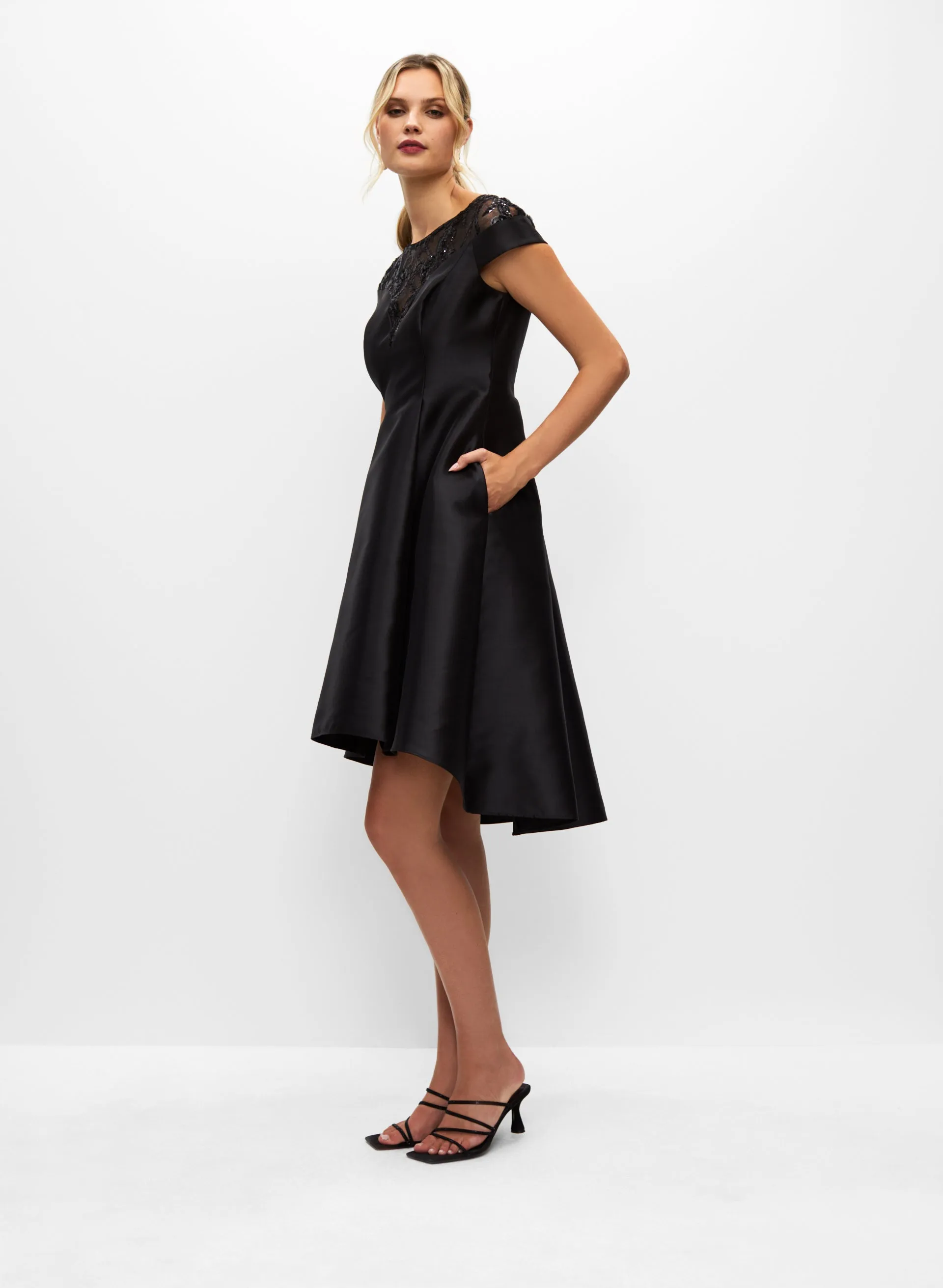 Adrianna Papell - Sequin Mesh Dress sold by Melanie Lyne product image thumbnail 3