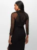 Sheer Sleeve Mesh Bolero sold by Melanie Lyne
