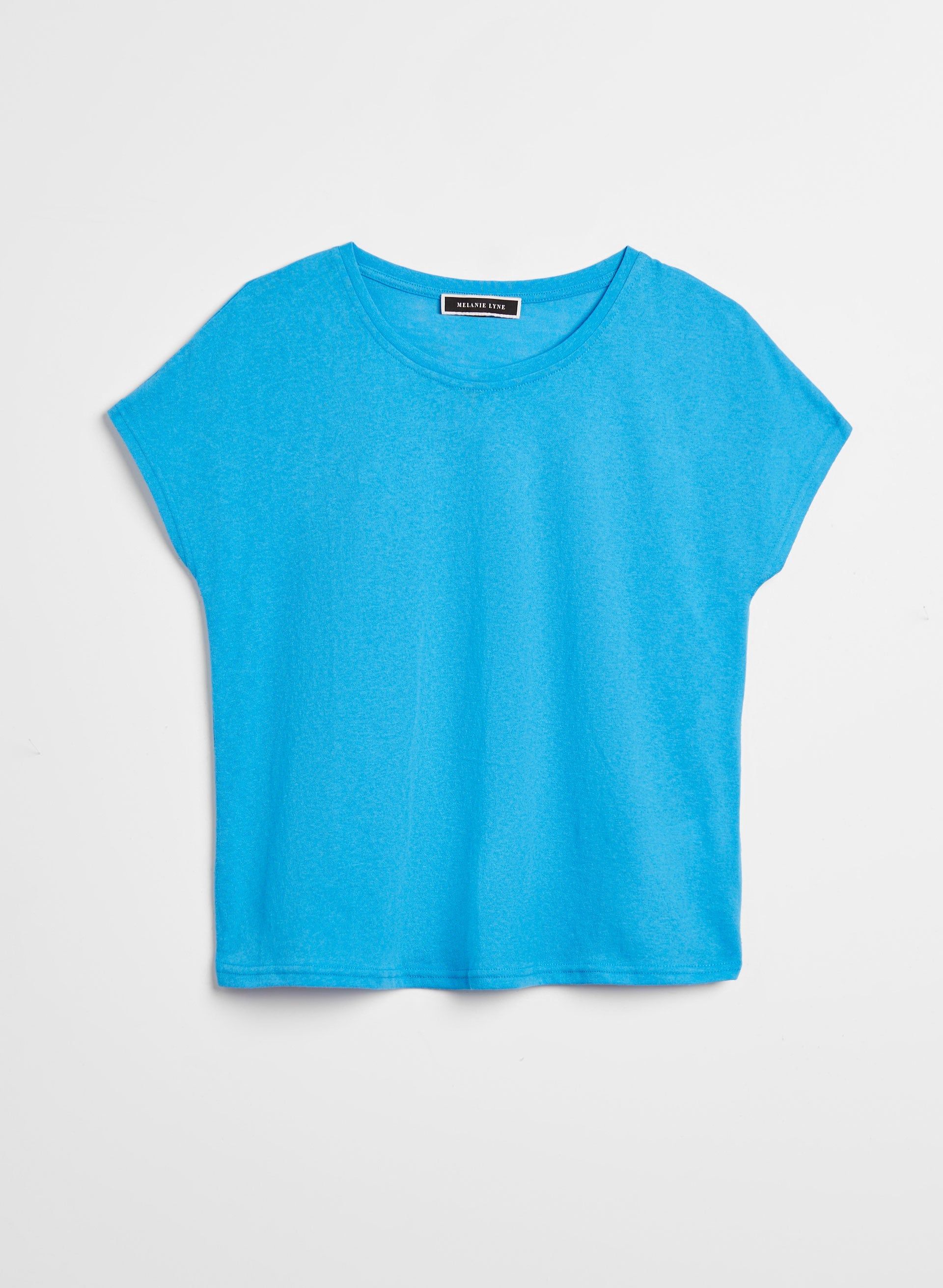 Linen Short Sleeve Tee sold by Melanie Lyne product image thumbnail 5