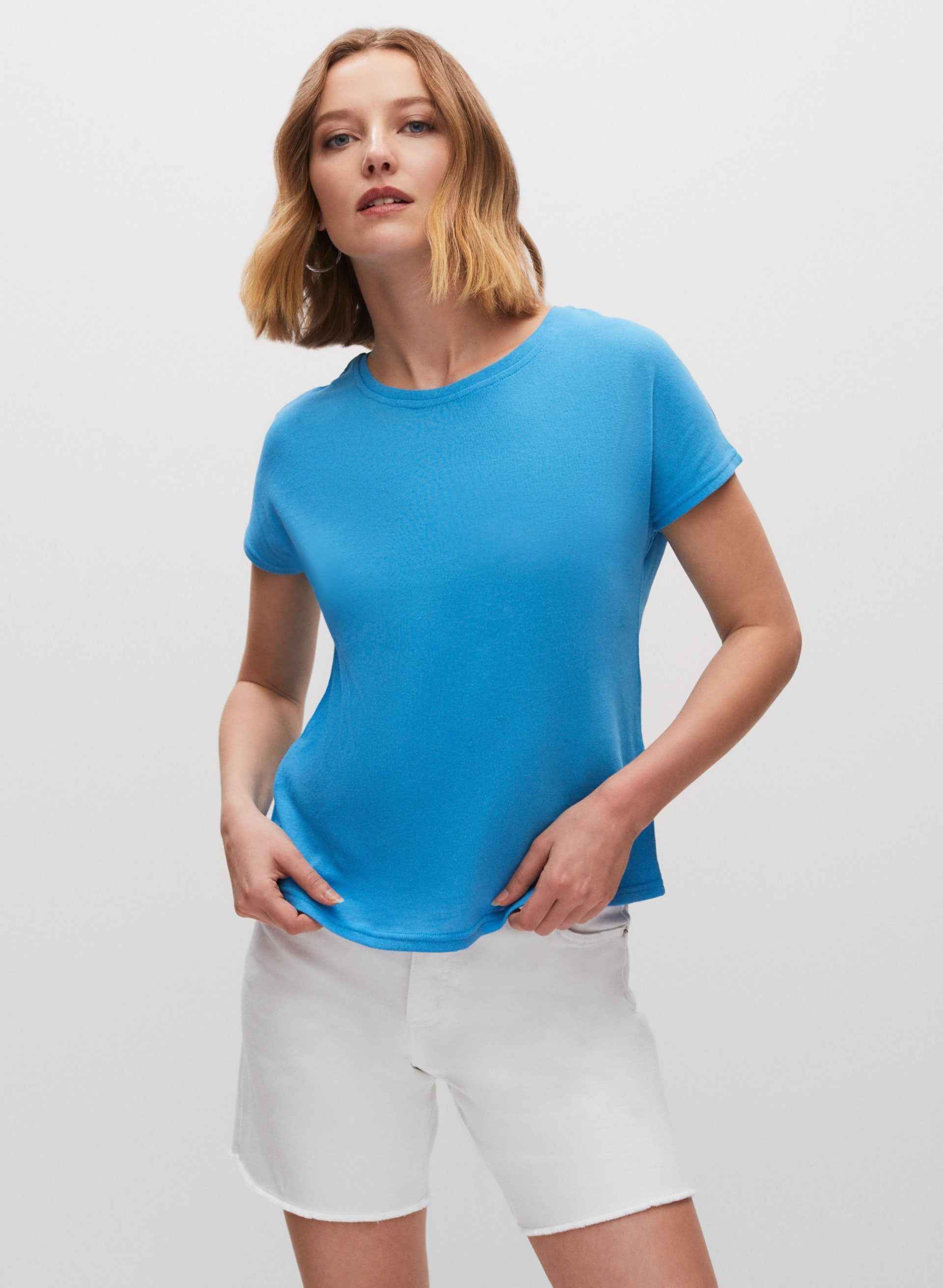 Linen Short Sleeve Tee sold by Melanie Lyne
