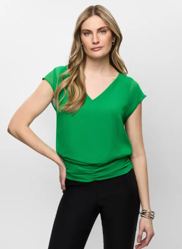 V-Neck Chiffon Blouse sold by Melanie Lyne