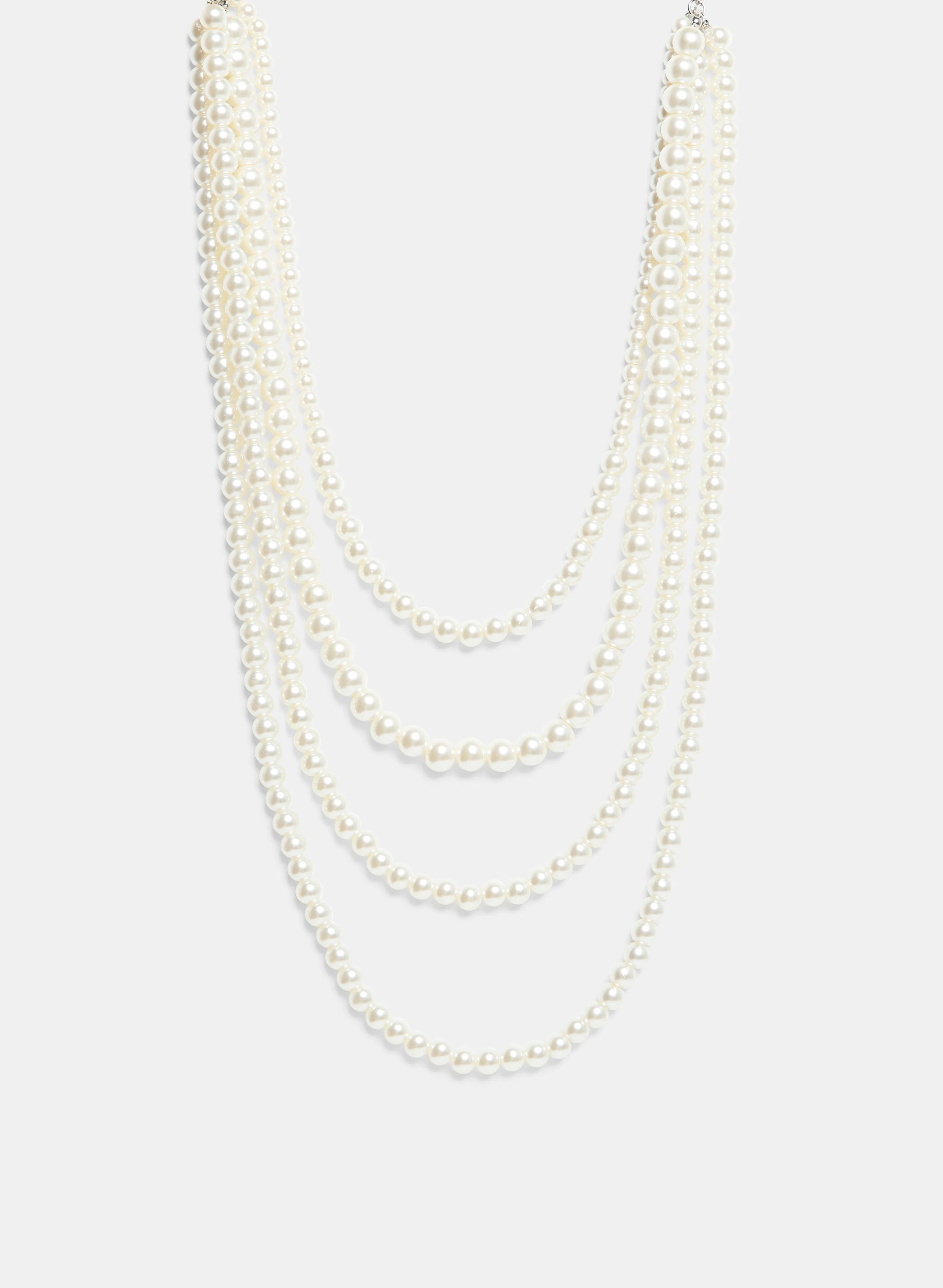 Multi-Row Faux Pearl Necklace sold by Melanie Lyne