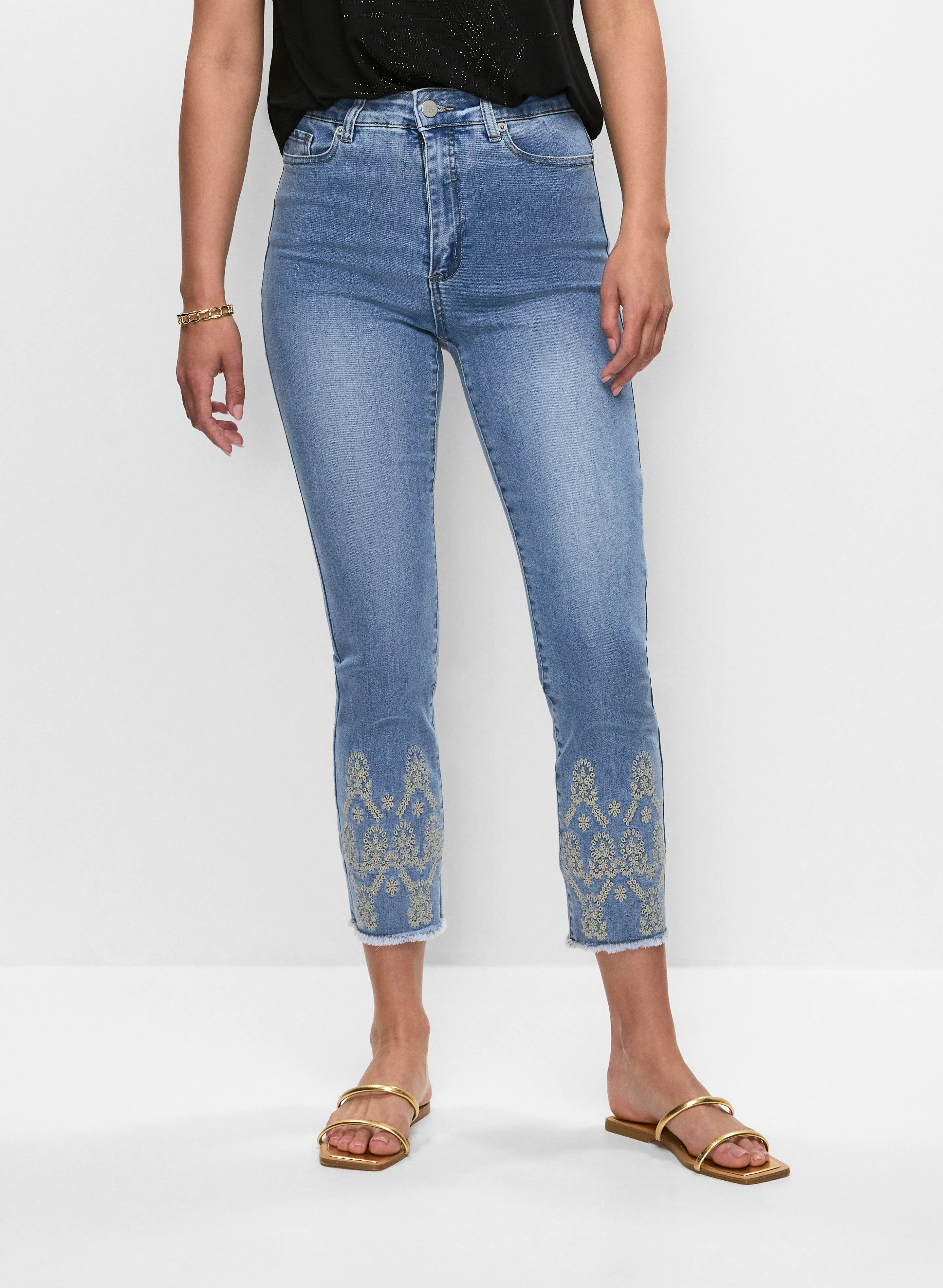 Embellished Slim Leg Jeans sold by Melanie Lyne