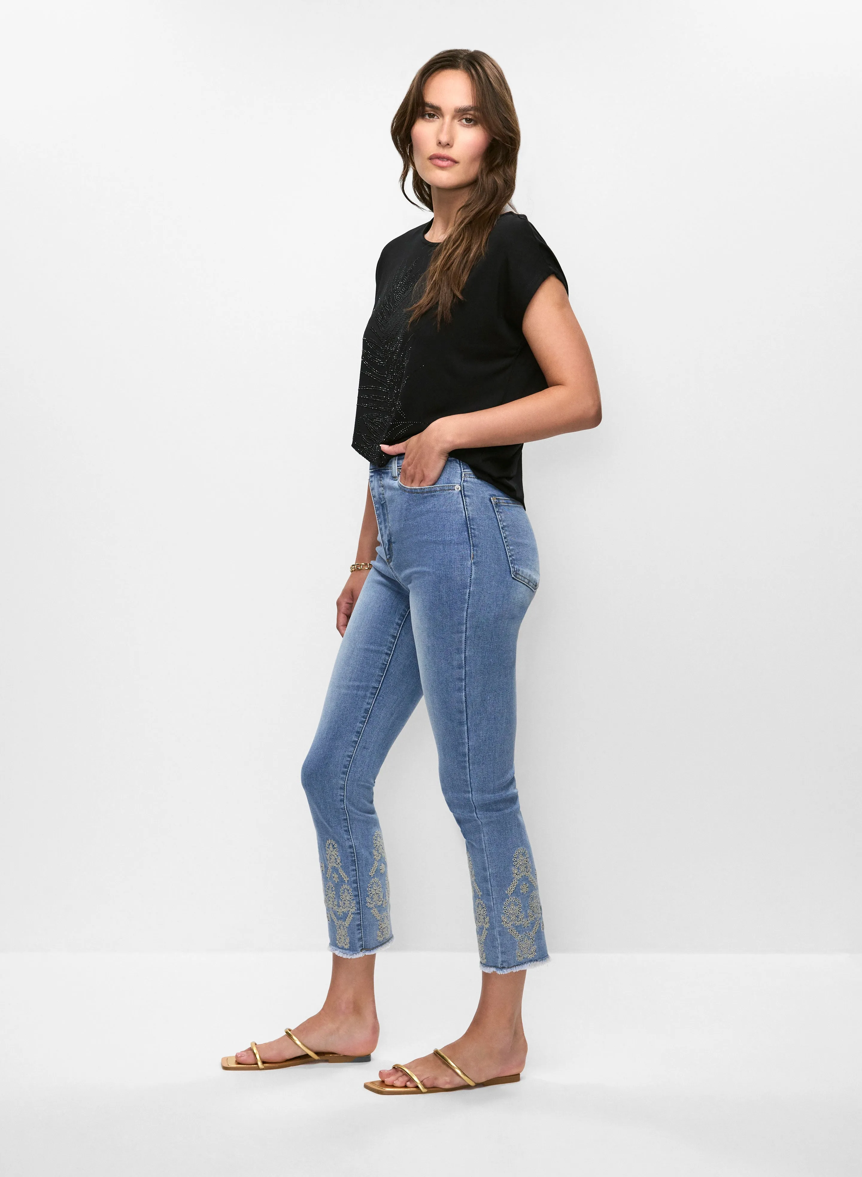 Embellished Slim Leg Jeans sold by Melanie Lyne product image thumbnail 5