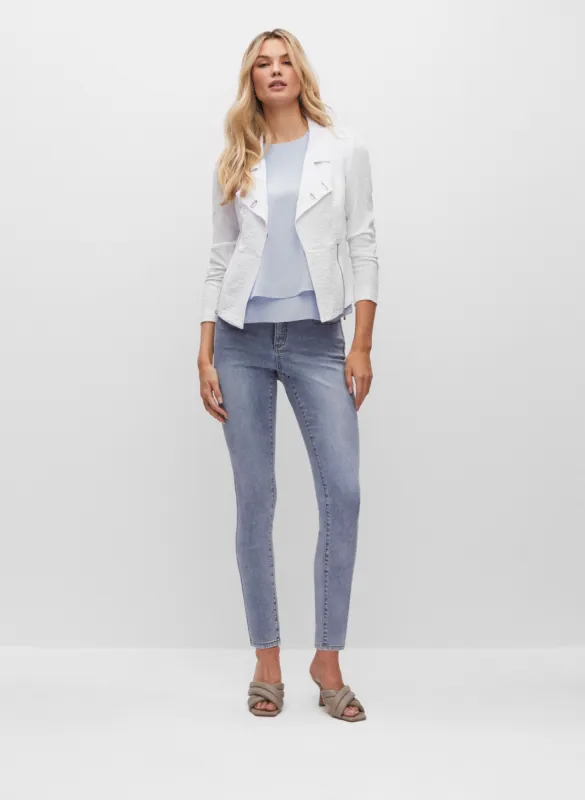 Vex - Eyelet Detail Notch Collar Jacket sold by Melanie Lyne