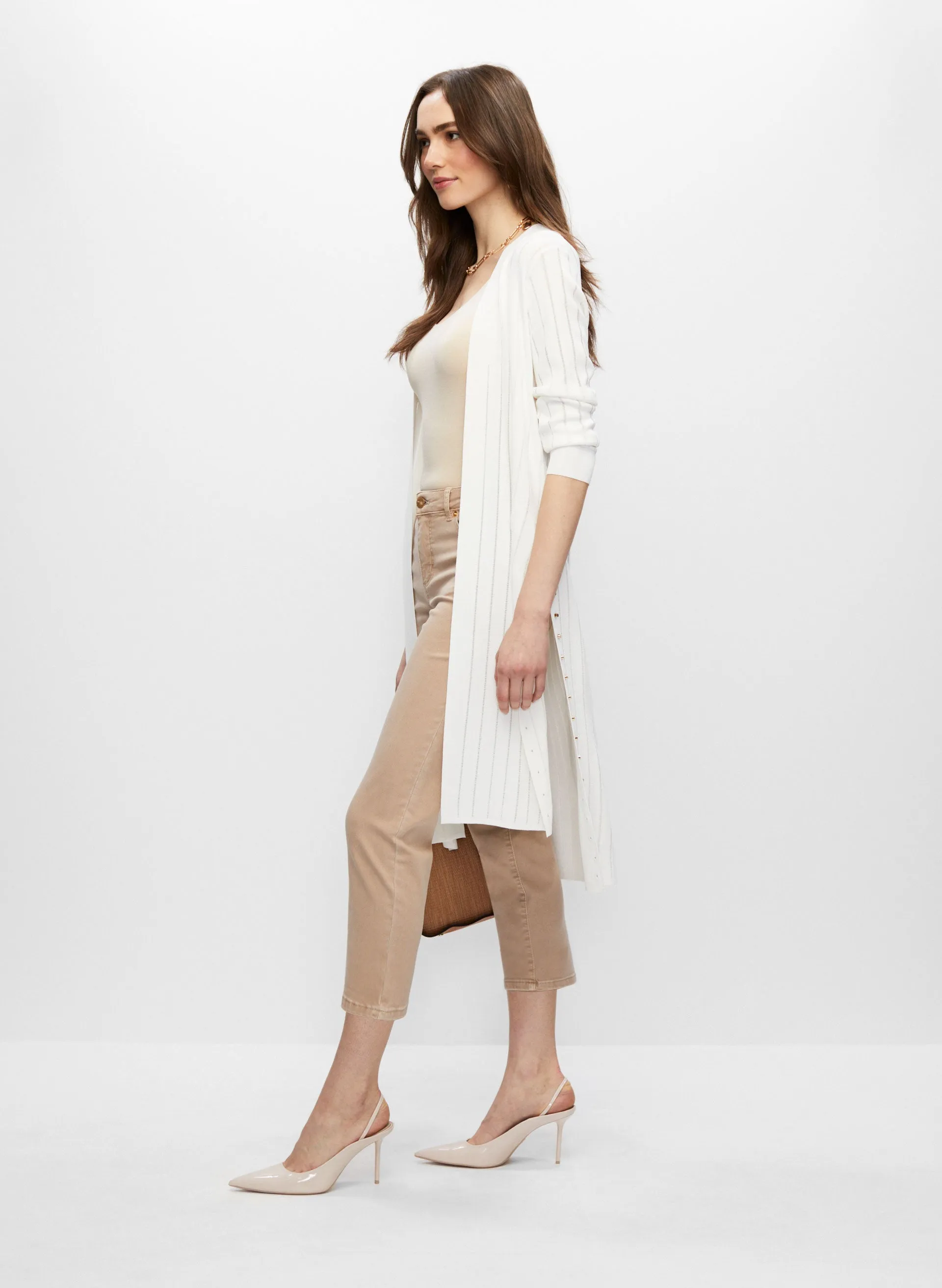 High Slit Long Cardigan sold by Melanie Lyne product image thumbnail 5