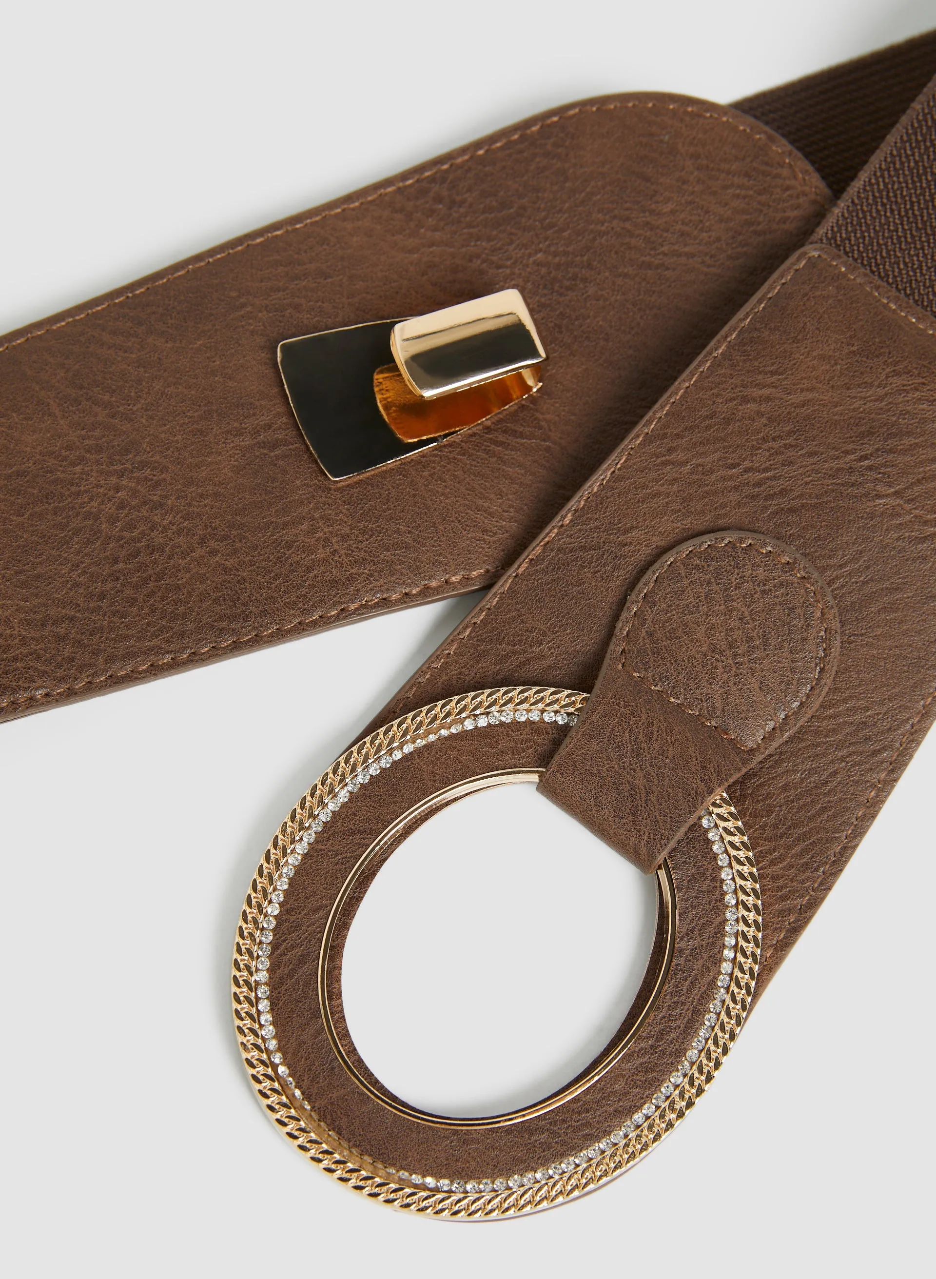 Round Crystal Buckle Belt sold by Melanie Lyne product image thumbnail 2