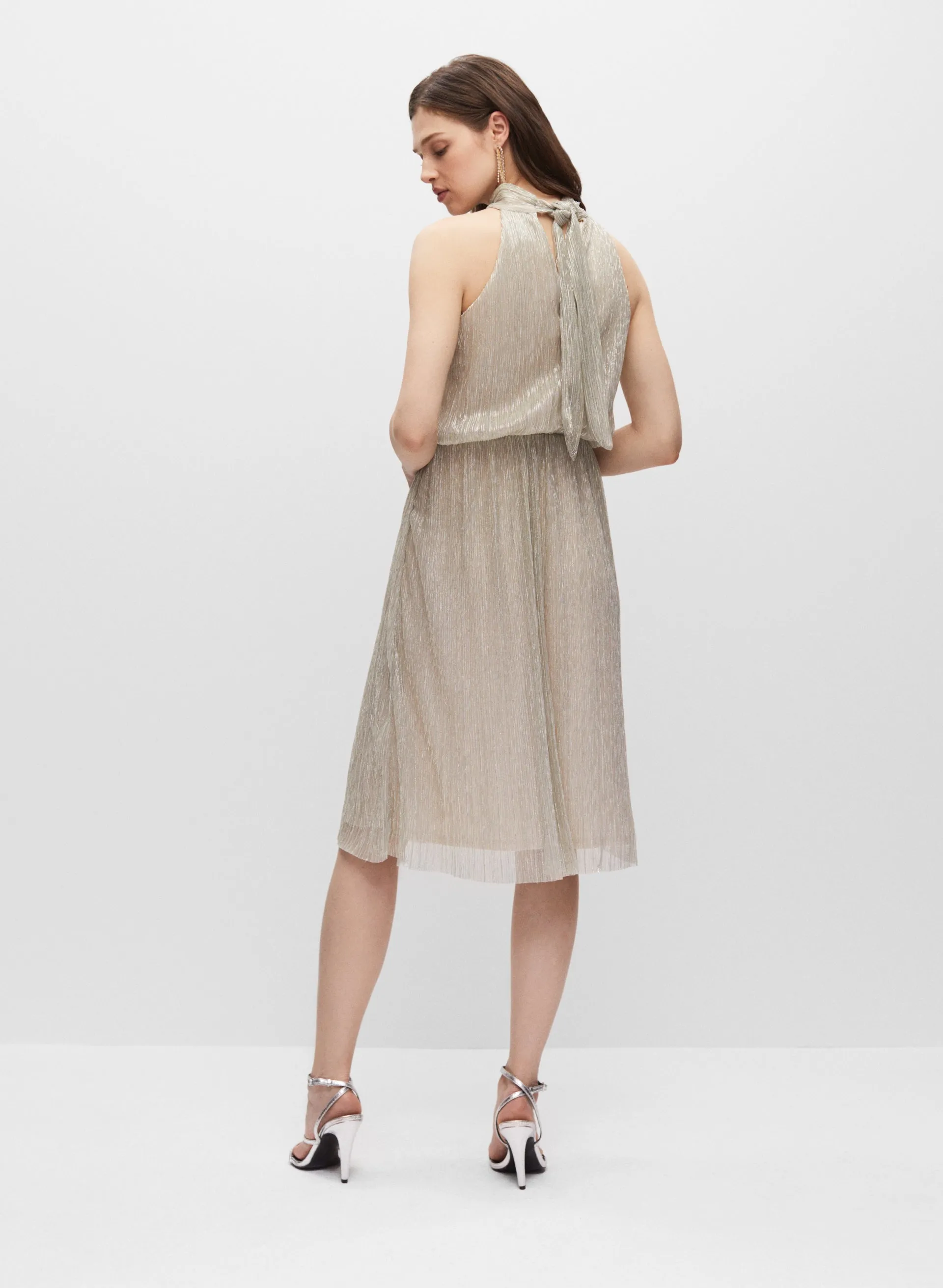 Adrianna Papell - Halter Neck Dress sold by Melanie Lyne product image thumbnail 3