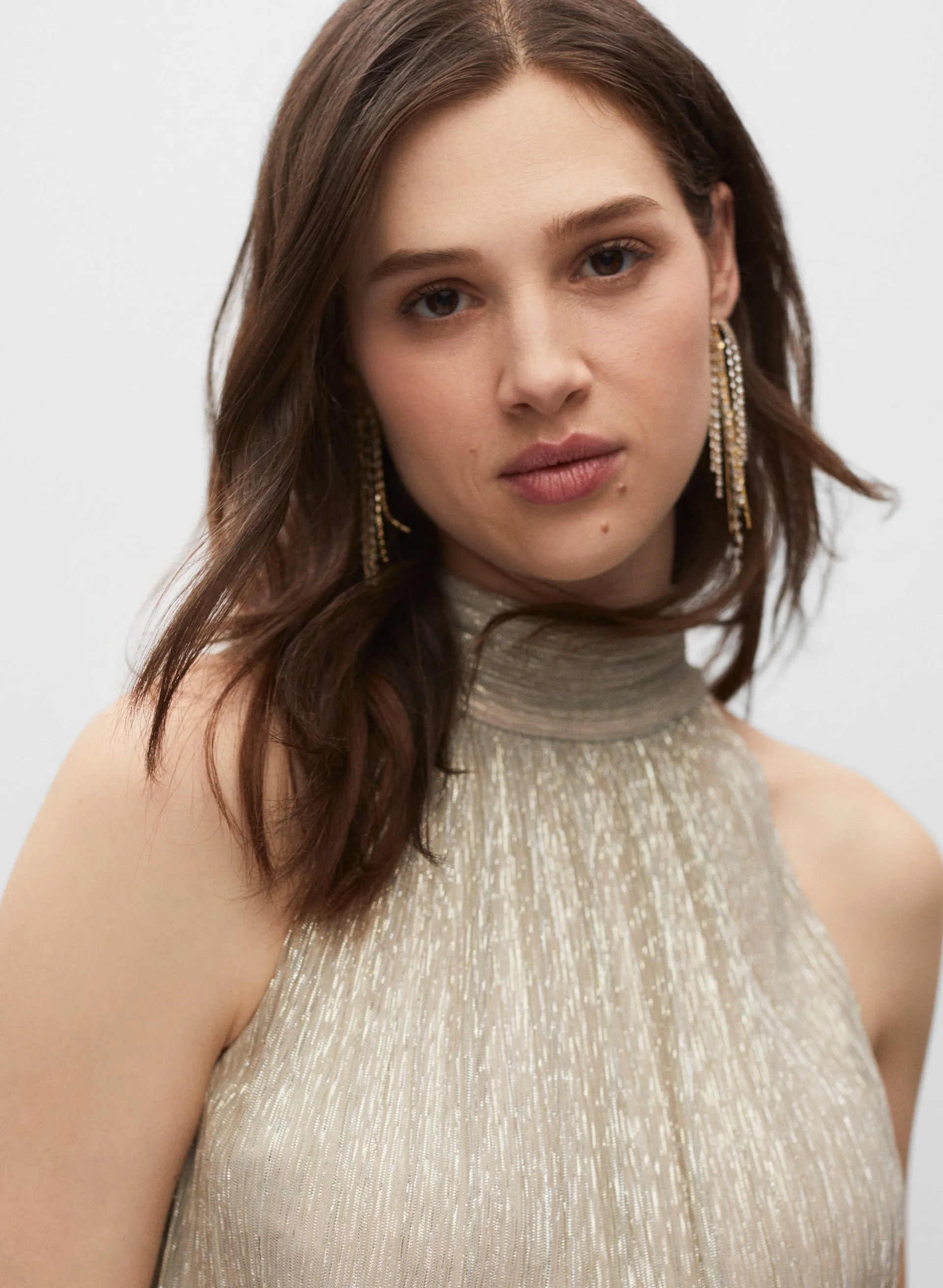 Adrianna Papell - Halter Neck Dress sold by Melanie Lyne product image thumbnail 4