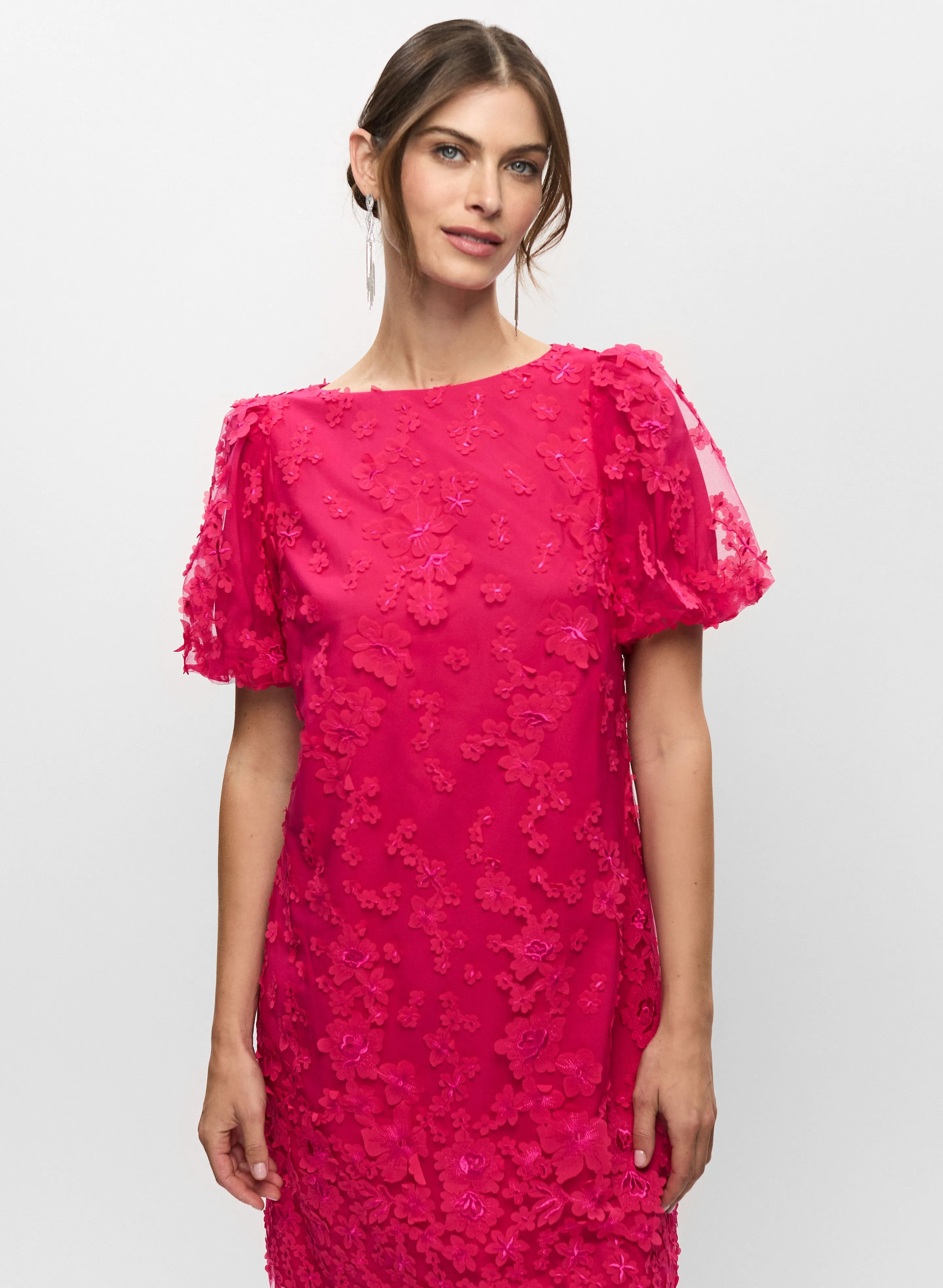 Short Dress With Floral Lace sold by Melanie Lyne product image thumbnail 2