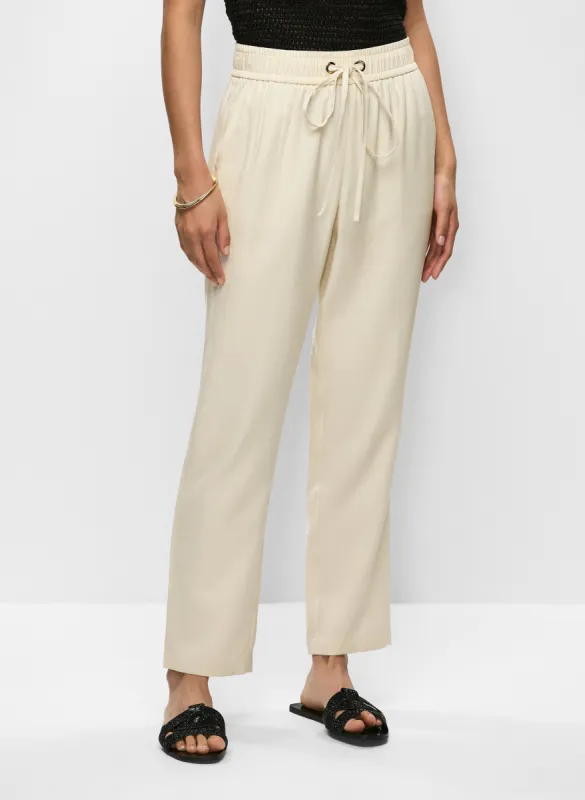 Elastic Waist Straight Leg Pants sold by Melanie Lyne
