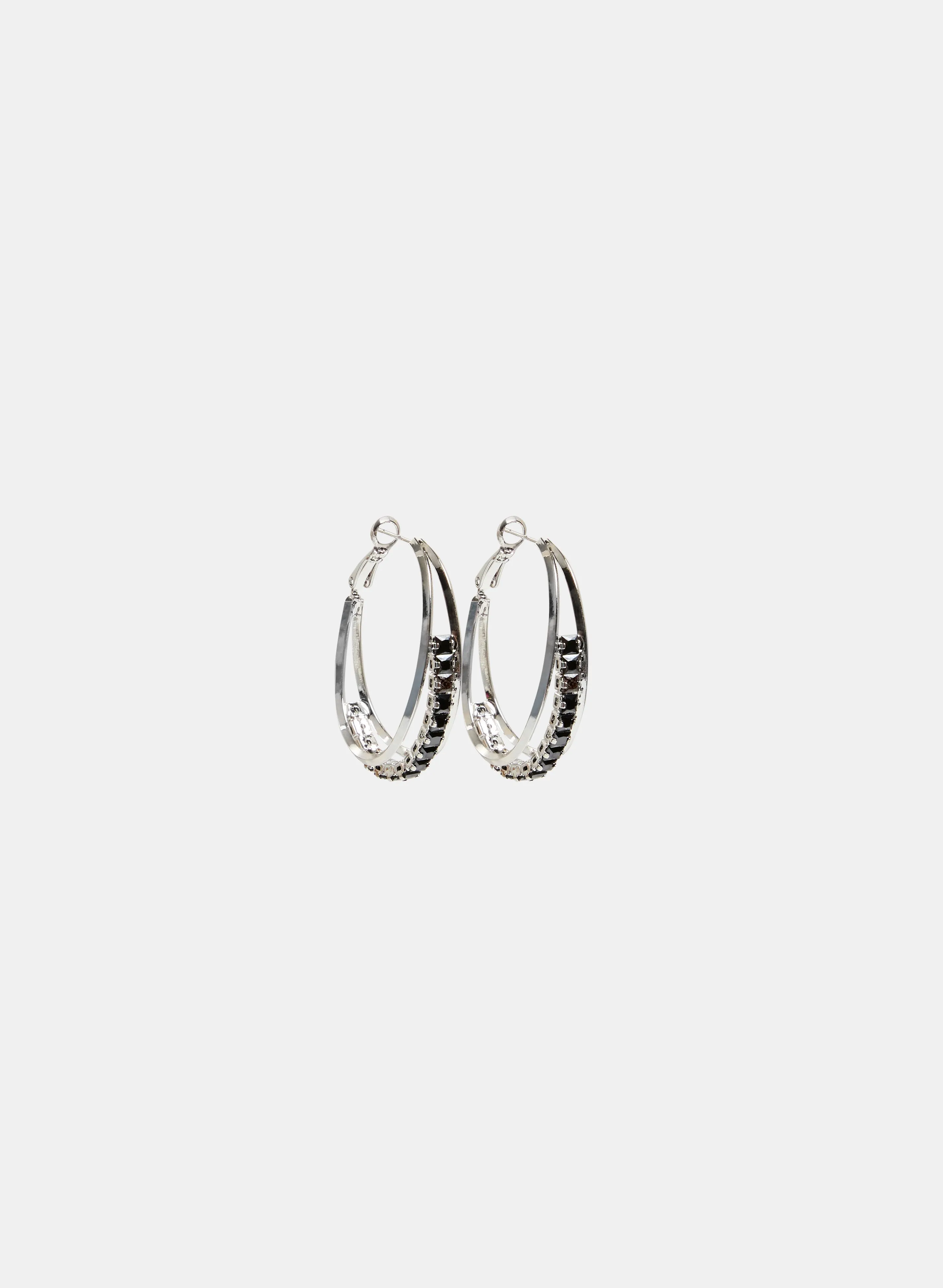 Embellished Double Hoop Earrings sold by Melanie Lyne