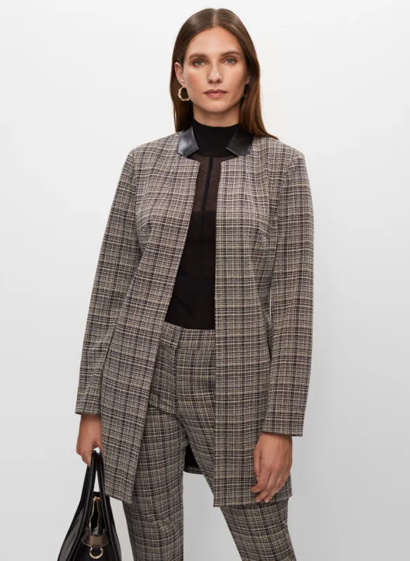 Long Plaid Jacket sold by Melanie Lyne