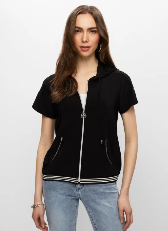 Sequin Detail Hooded Sweater sold by Melanie Lyne