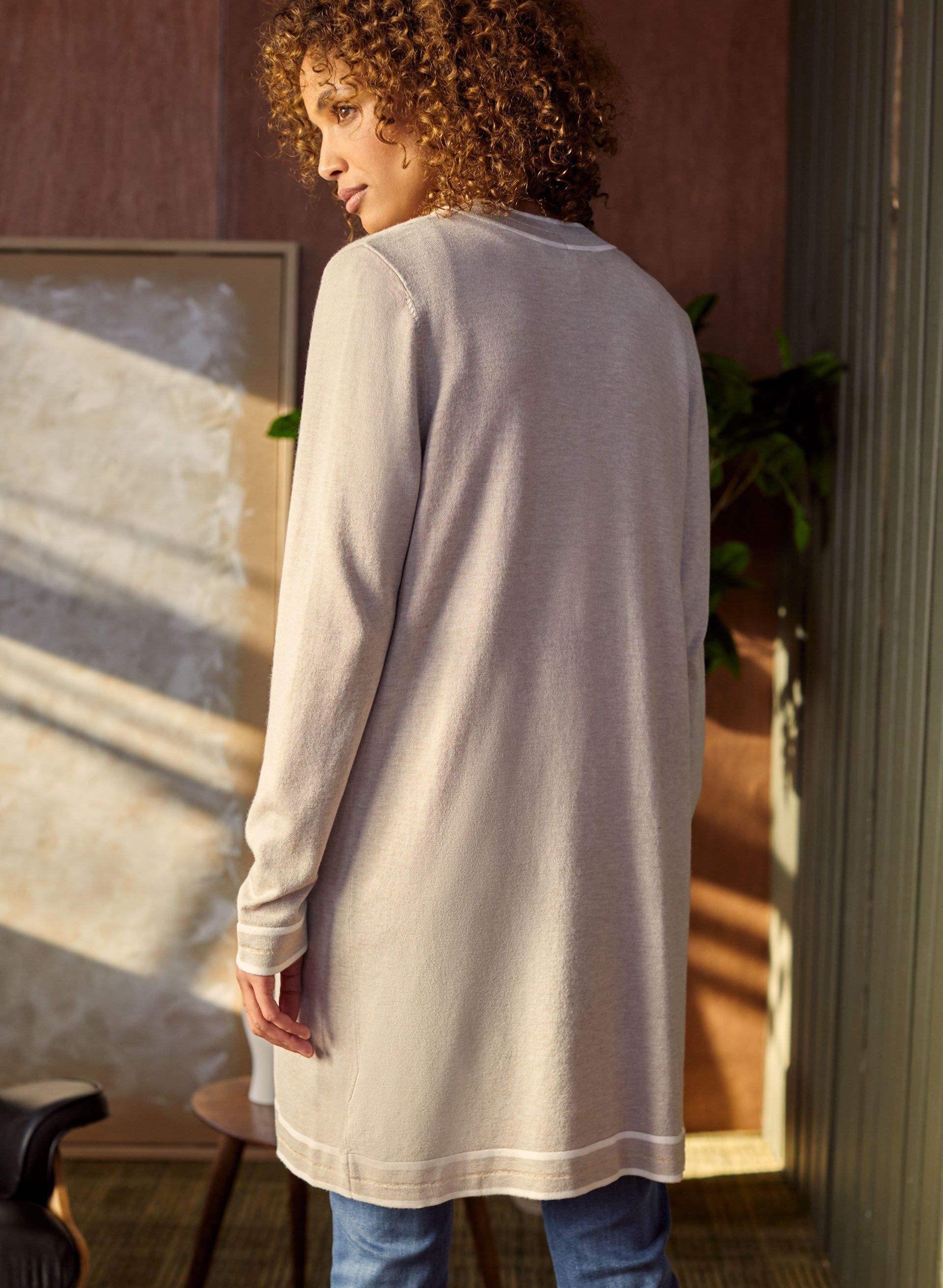 Long Sleeve Knit Cardigan sold by Melanie Lyne product image thumbnail 2