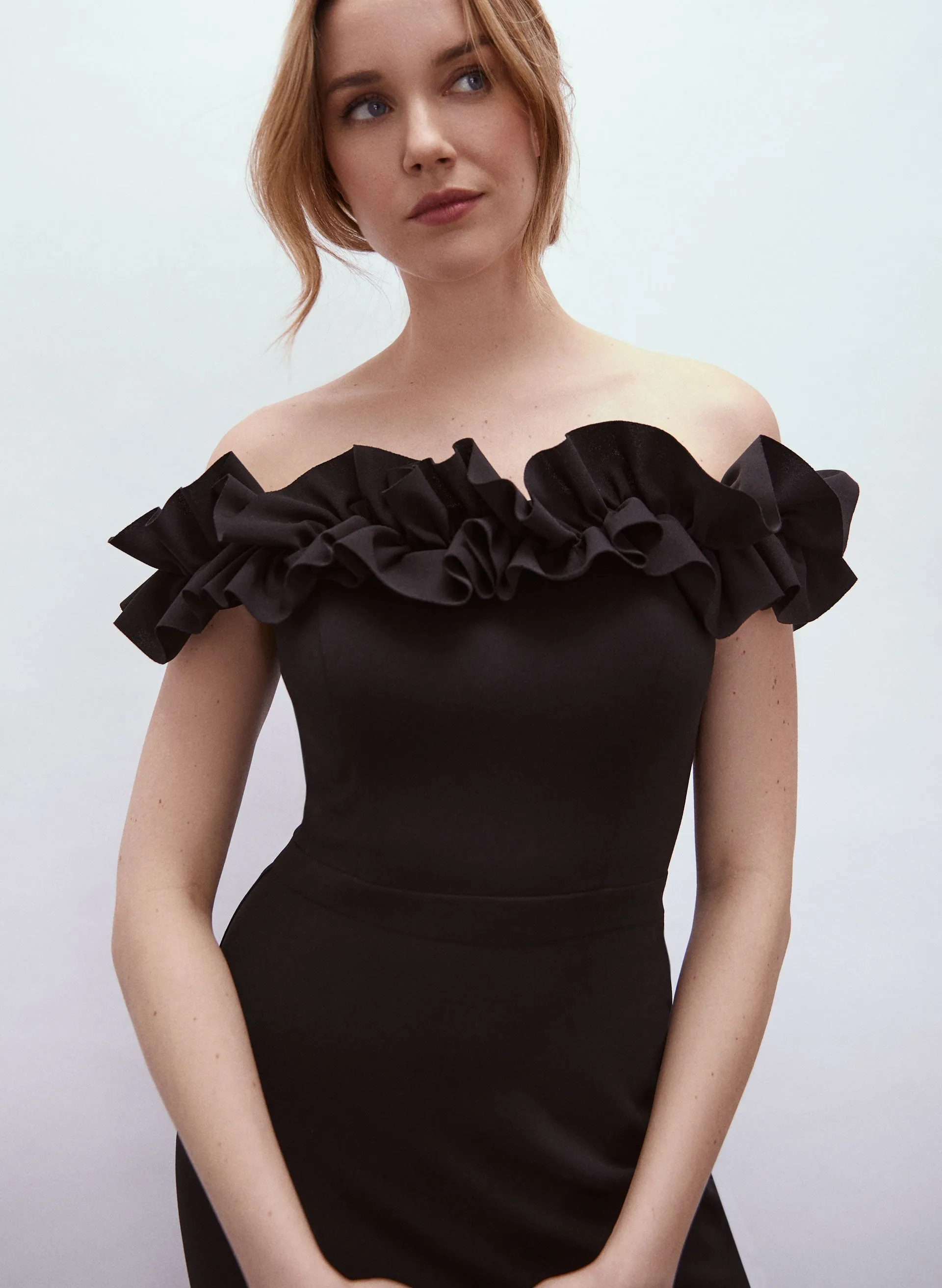 Off The Shoulder Ruffle Dress sold by Melanie Lyne product image thumbnail 2