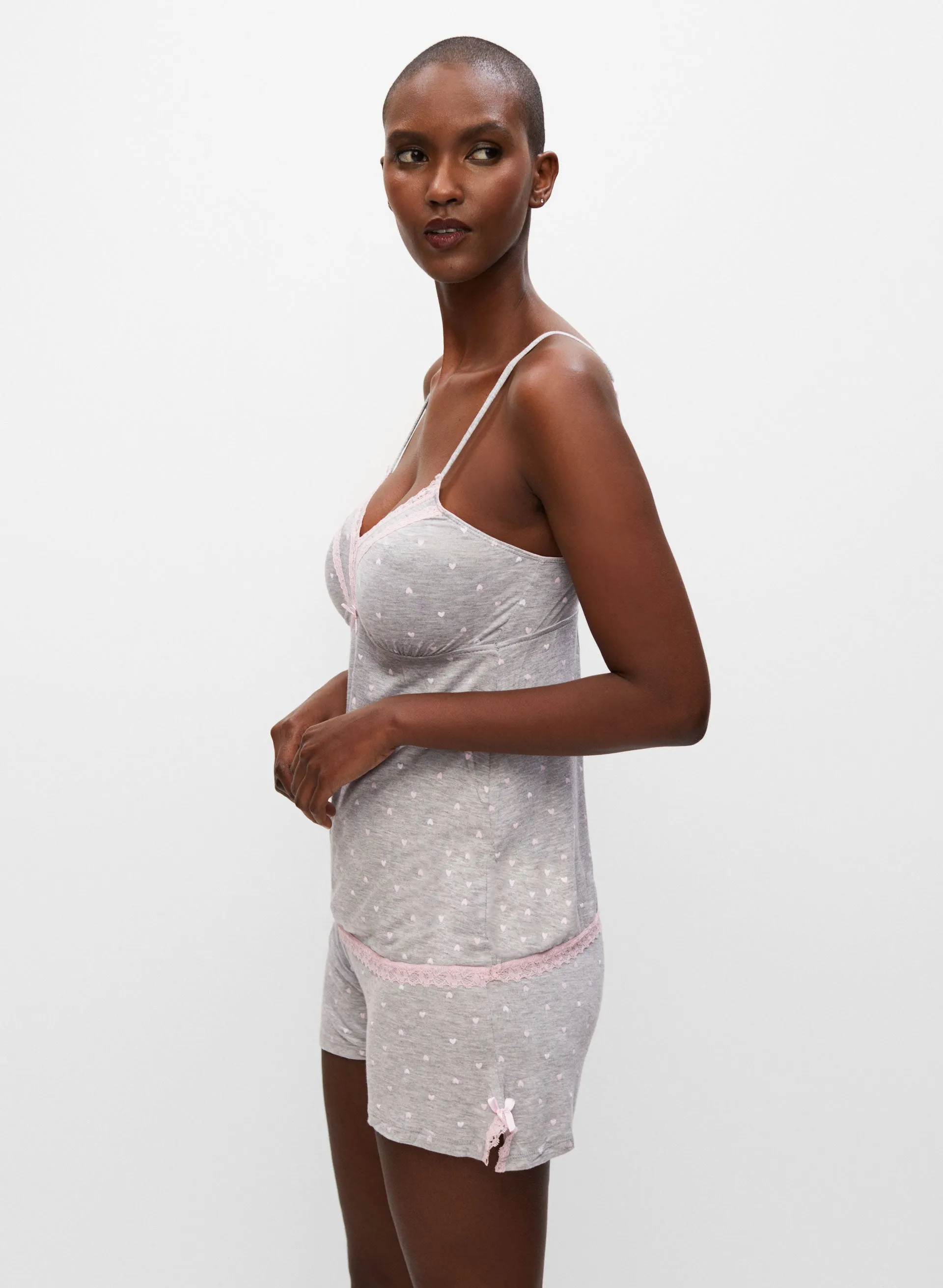 Lace Trim Pyjama Set sold by Melanie Lyne product image thumbnail 3