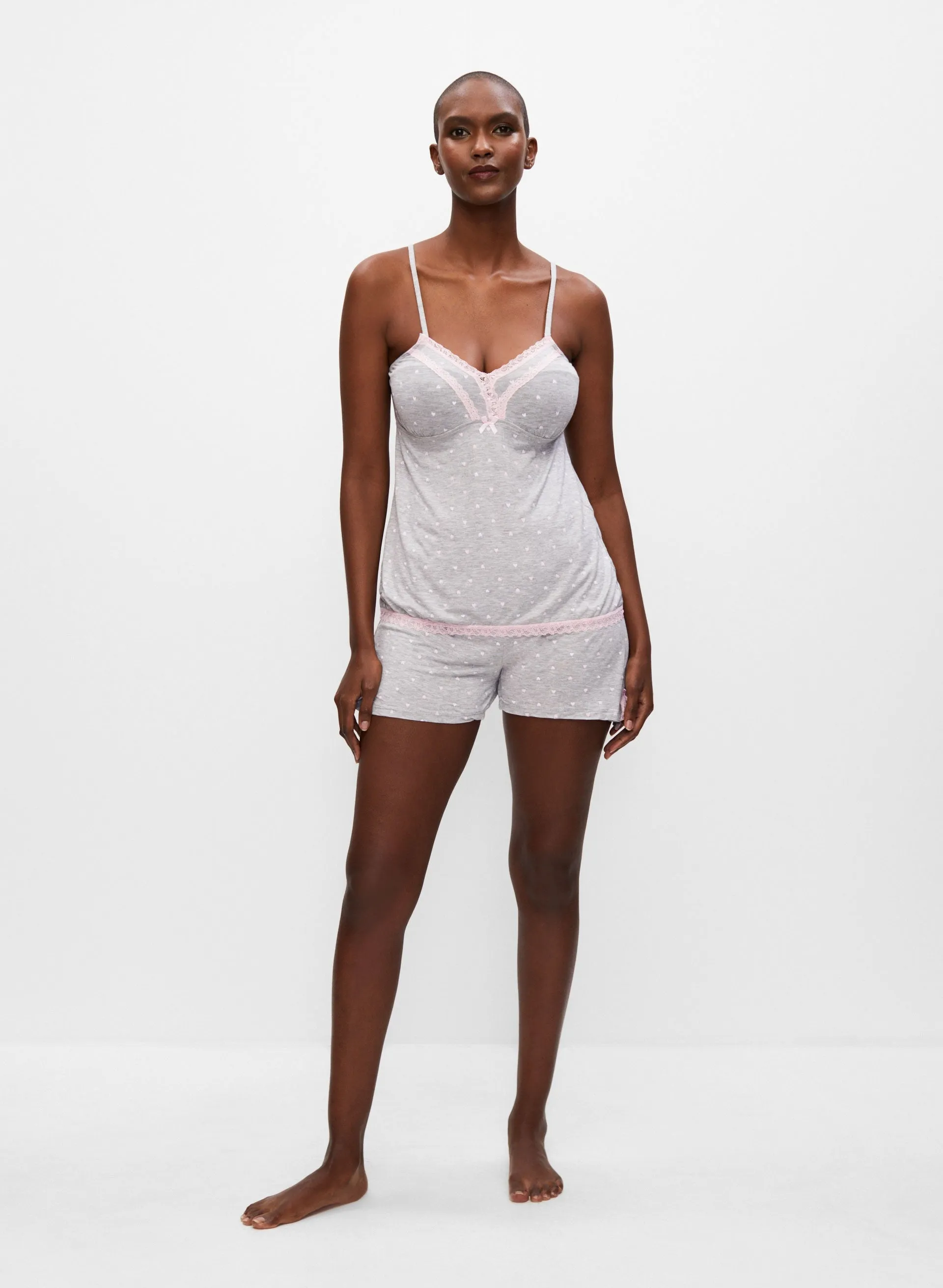 Lace Trim Pyjama Set sold by Melanie Lyne