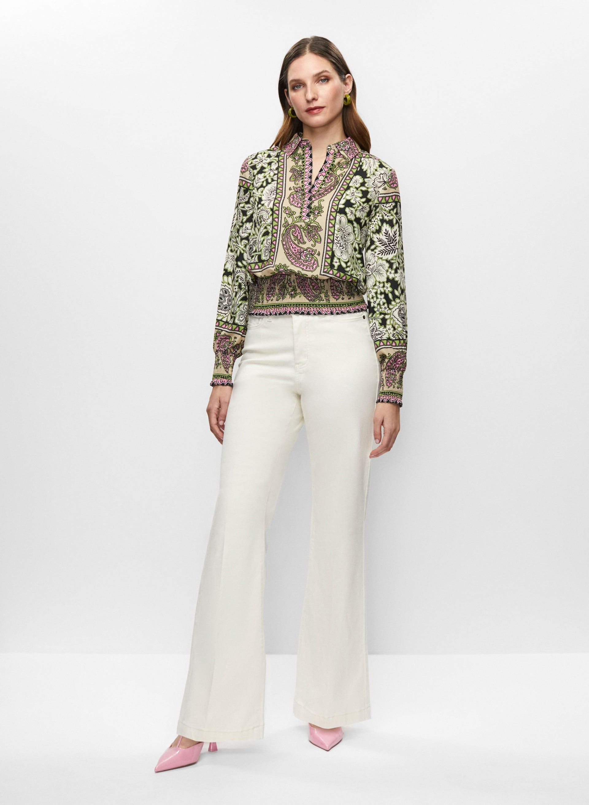 Paisley Top & Wide Leg Jeans sold by Melanie Lyne