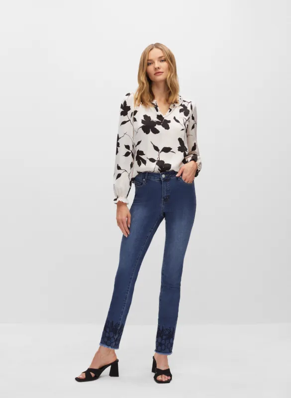 Floral Print Ruffle Detail Blouse sold by Melanie Lyne