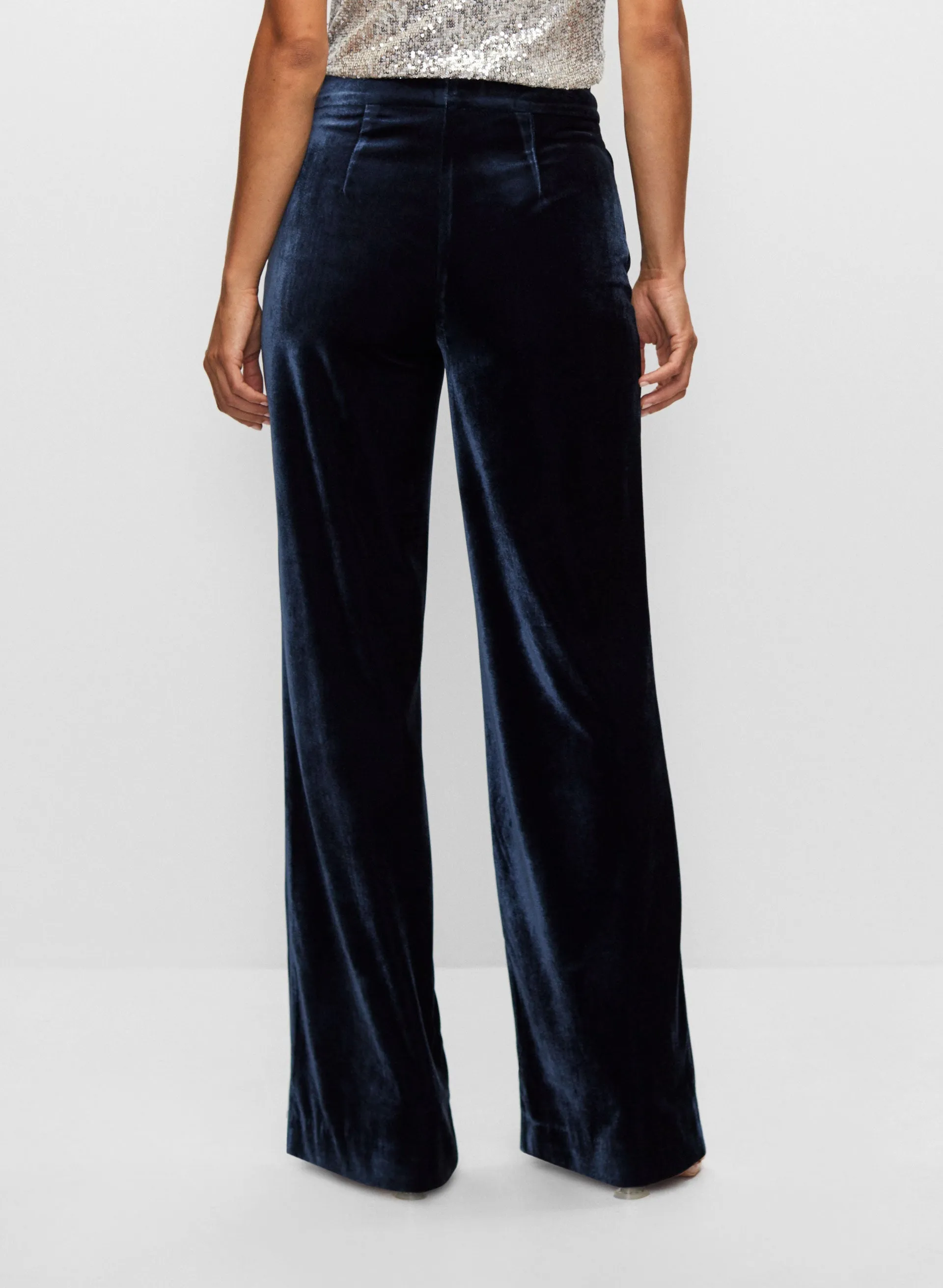 Velour Wide Leg Pants sold by Melanie Lyne product image thumbnail 2