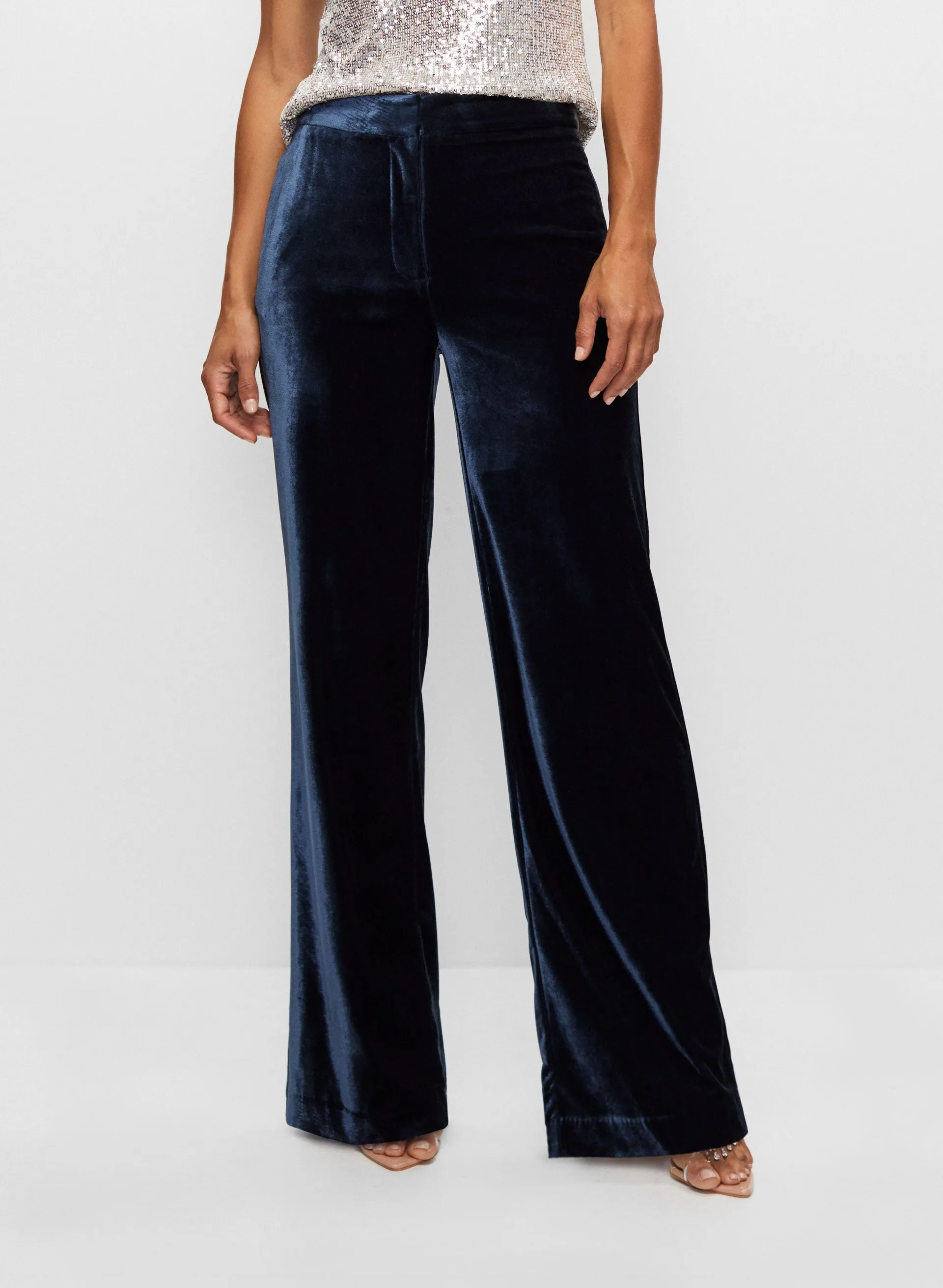 Velour Wide Leg Pants sold by Melanie Lyne