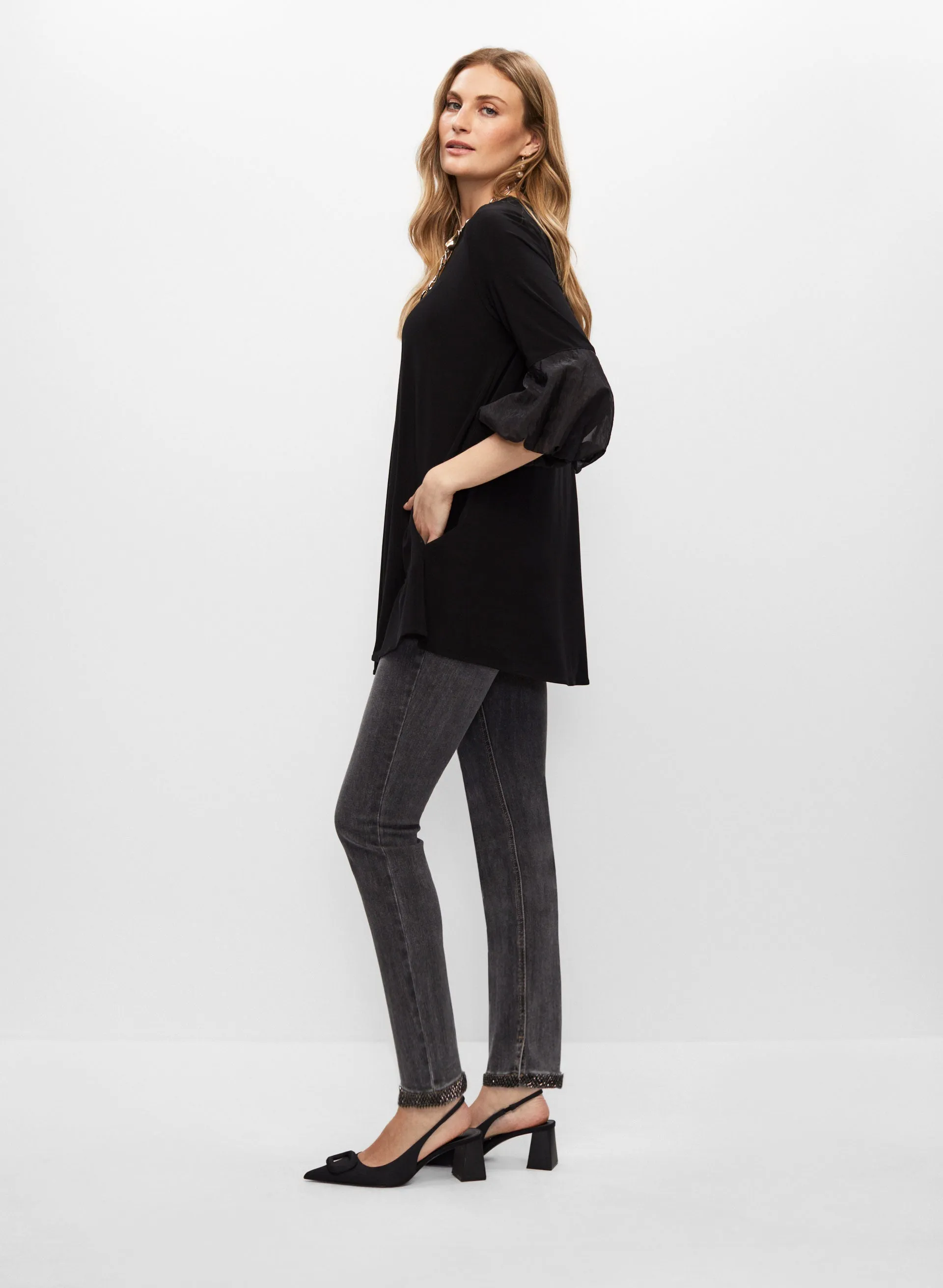 Joseph Ribkoff - Balloon Sleeve Tunic sold by Melanie Lyne product image thumbnail 5
