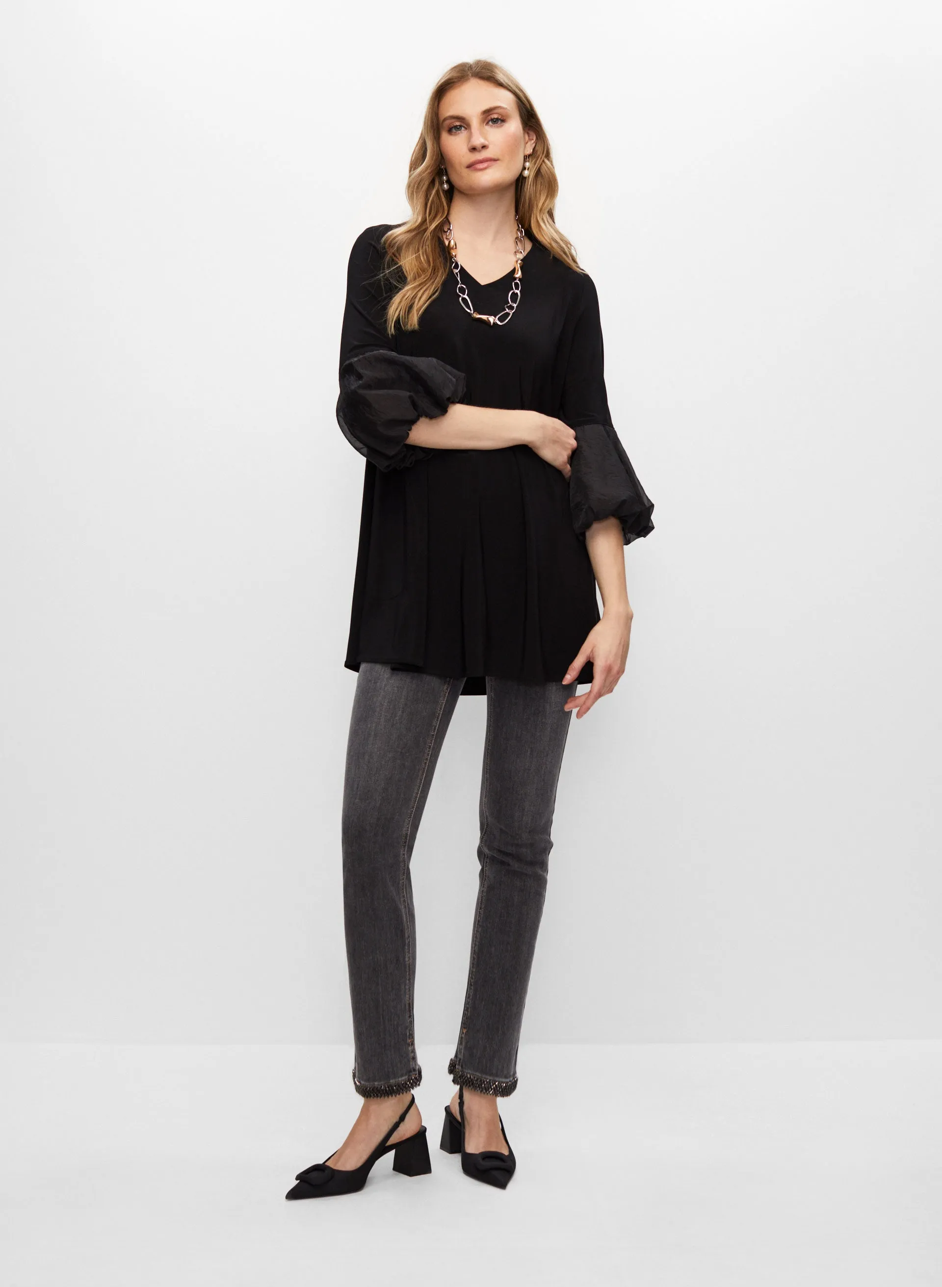 Joseph Ribkoff - Balloon Sleeve Tunic sold by Melanie Lyne product image thumbnail 3