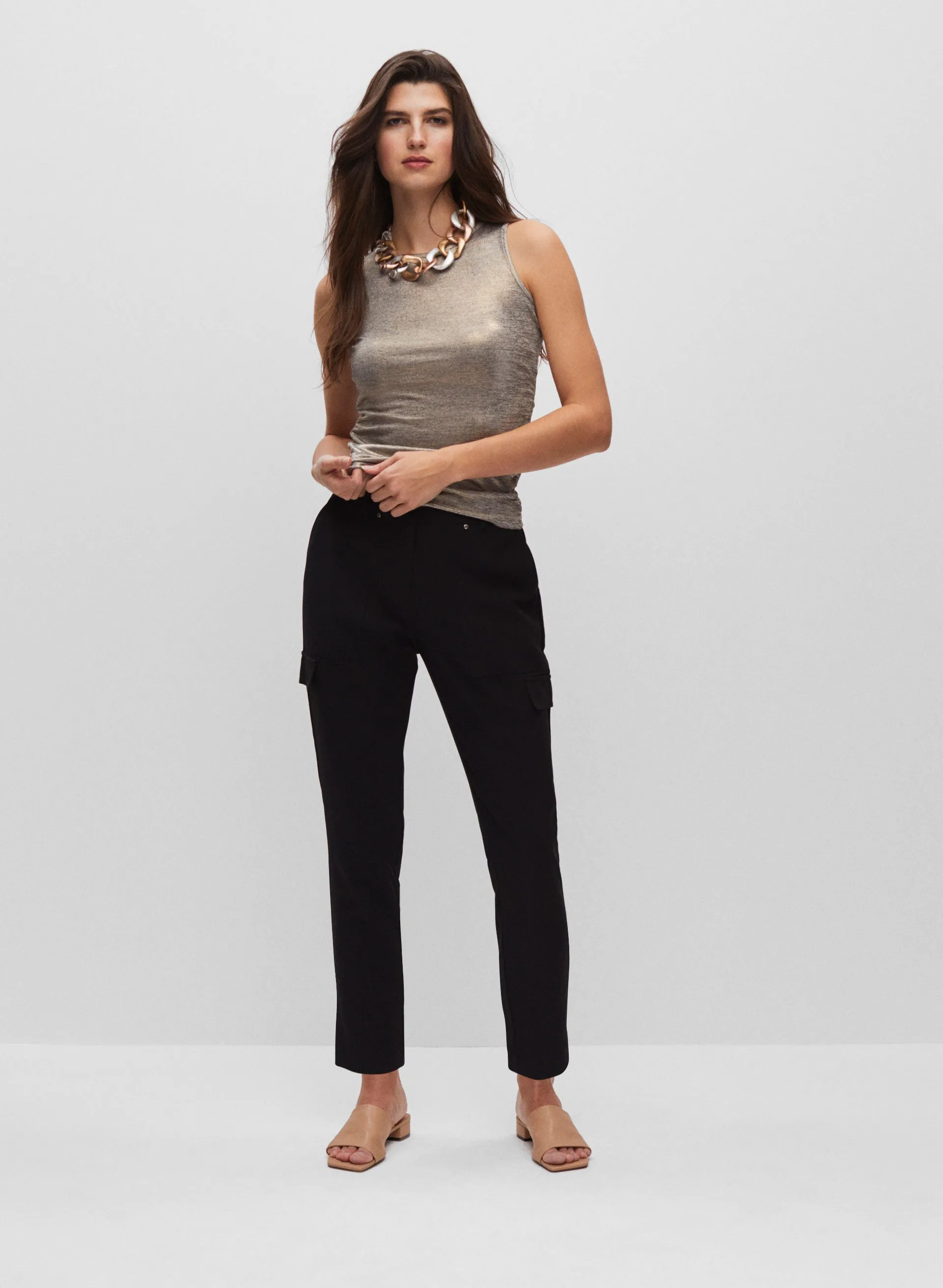 Sleeveless Ruched Top sold by Melanie Lyne product image thumbnail 4