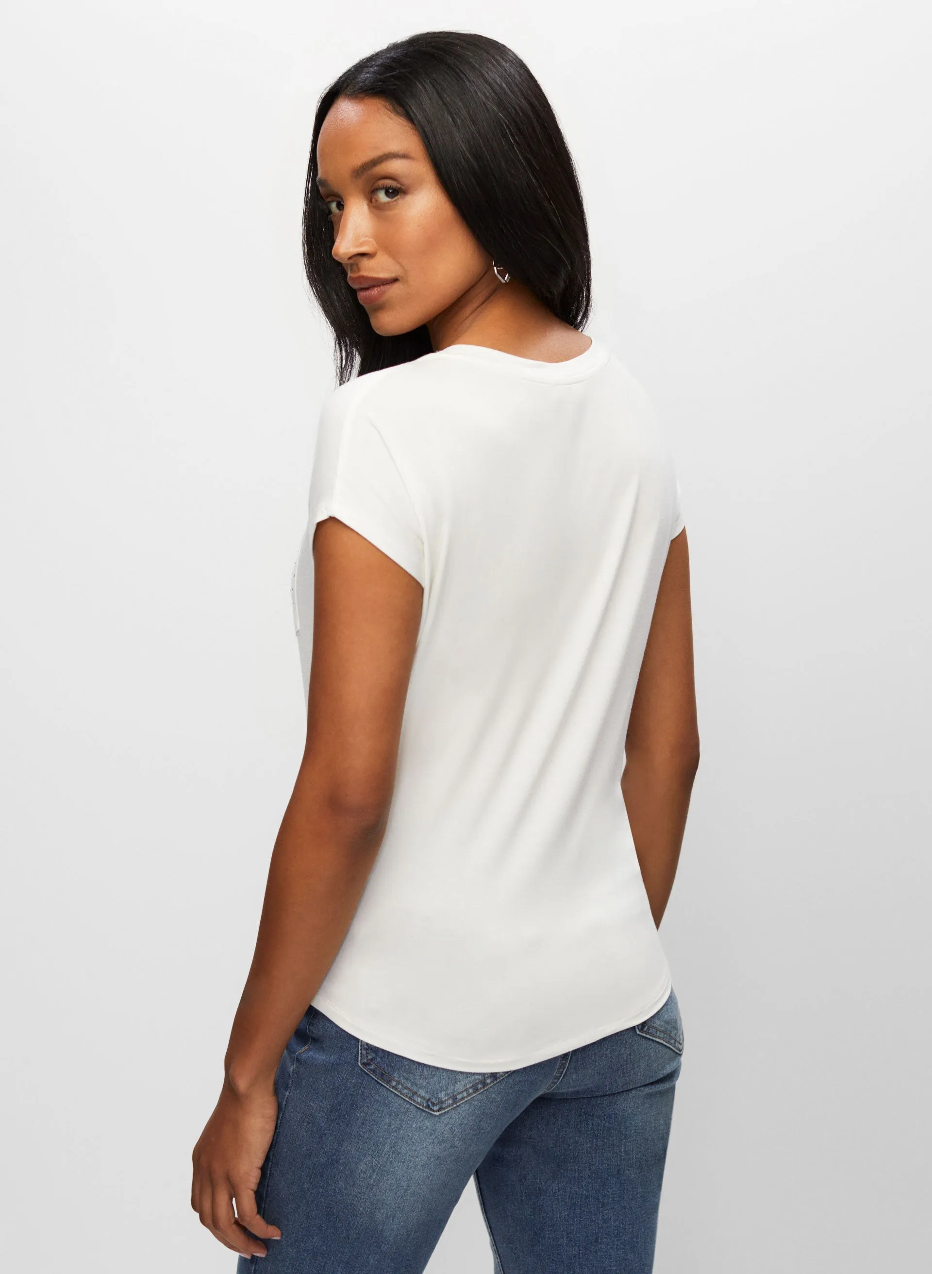 Essential Embellished Pocket Tee sold by Melanie Lyne product image thumbnail 2