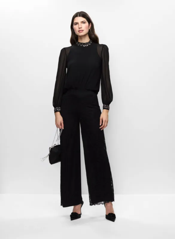 Chiffon Blouse & Lace Trim Pants sold by Melanie Lyne