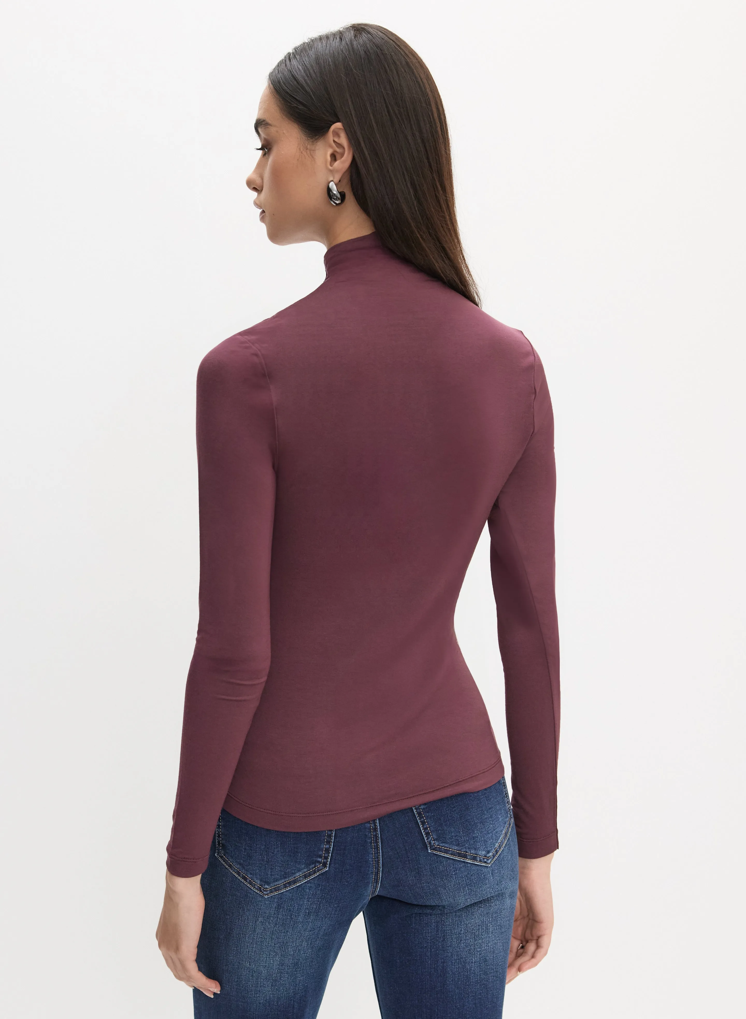 Turtleneck Long Sleeve Top sold by Melanie Lyne product image thumbnail 4