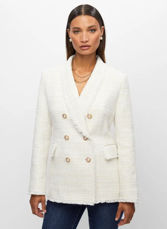 Shawl Collar Bouclé Jacket sold by Melanie Lyne