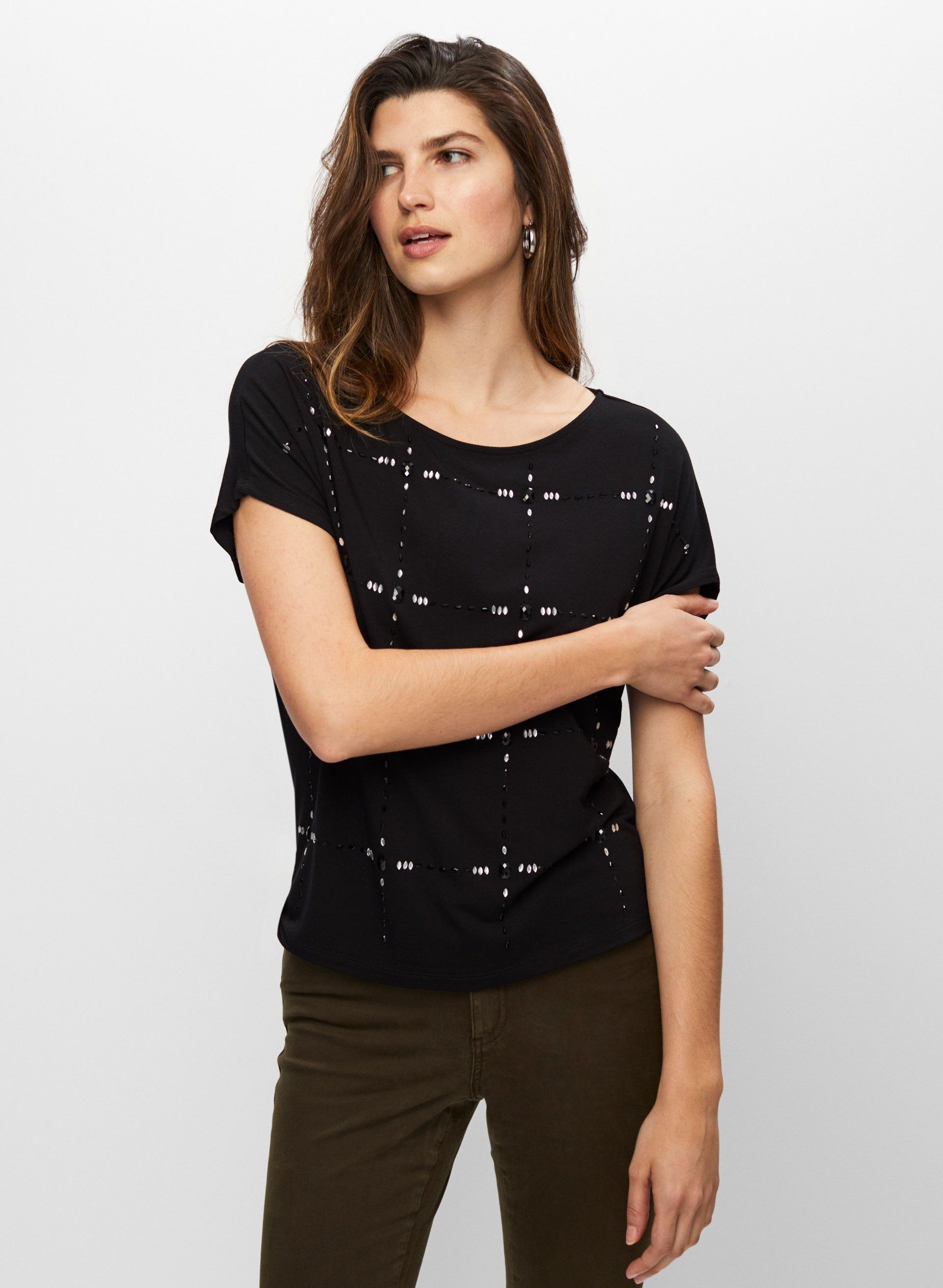 Jewel Detail Tee sold by Melanie Lyne product image thumbnail 5