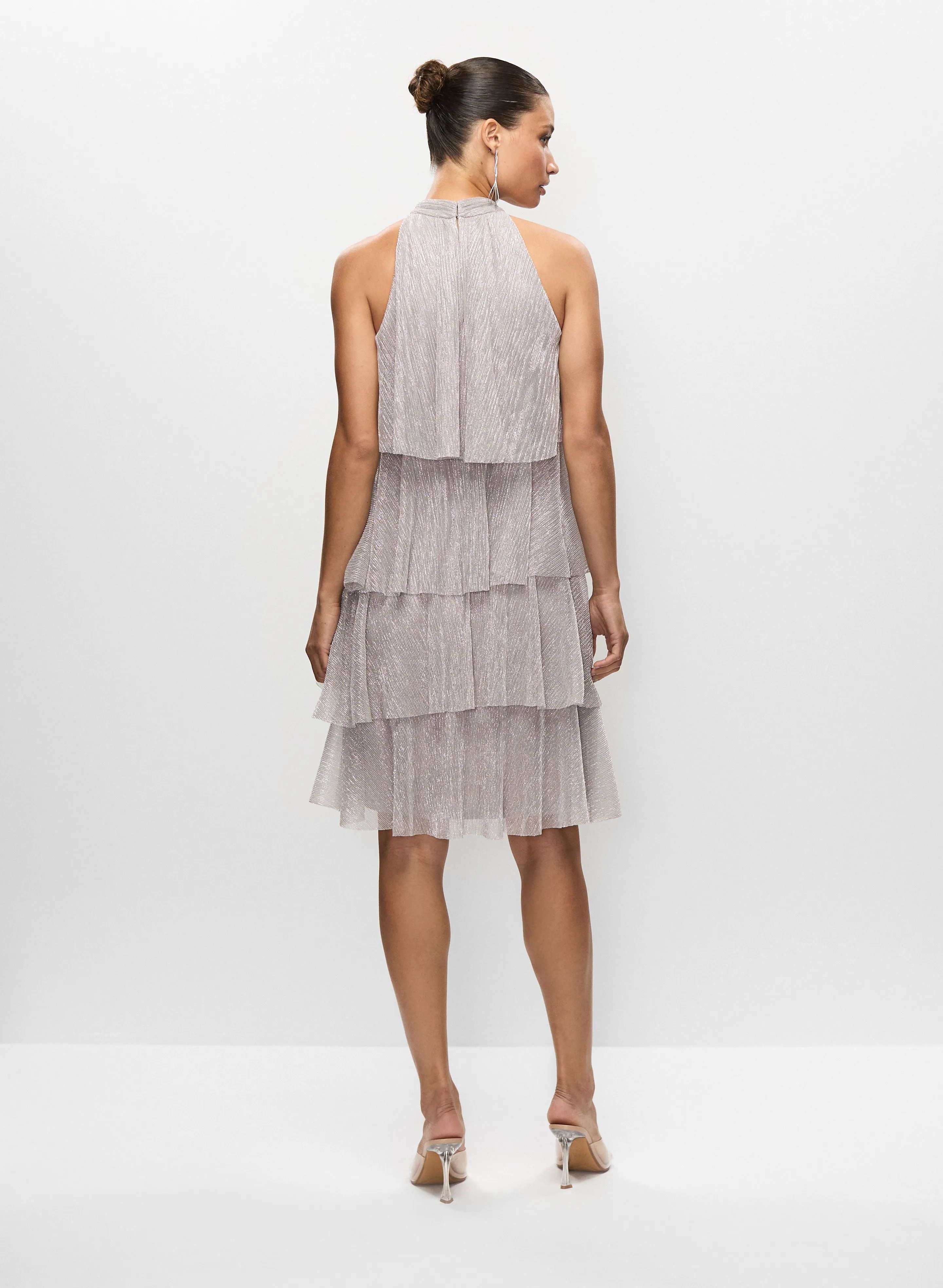 Tiered Metallic Dress sold by Melanie Lyne product image thumbnail 4