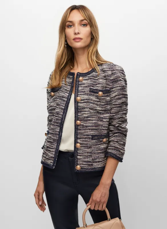 Tweed Button-Down Jacket sold by Melanie Lyne