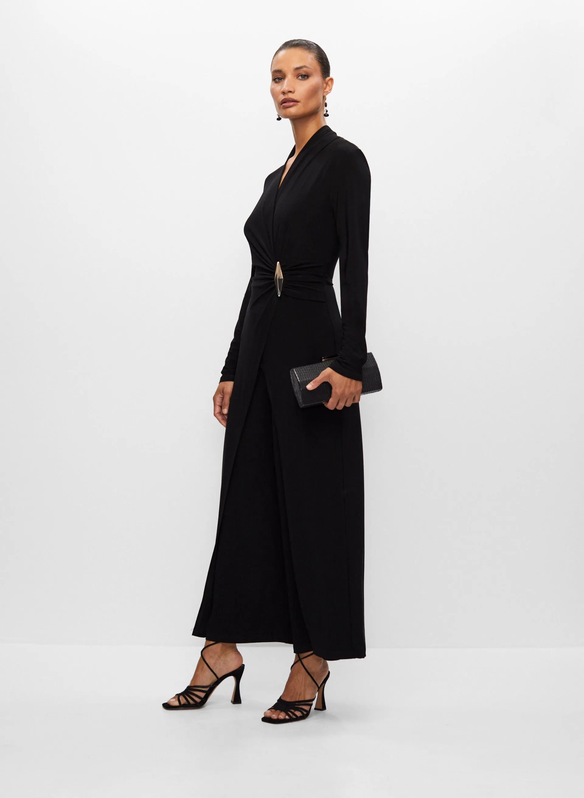 Joseph Ribkoff - Long Sleeve Jumpsuit sold by Melanie Lyne product image thumbnail 3