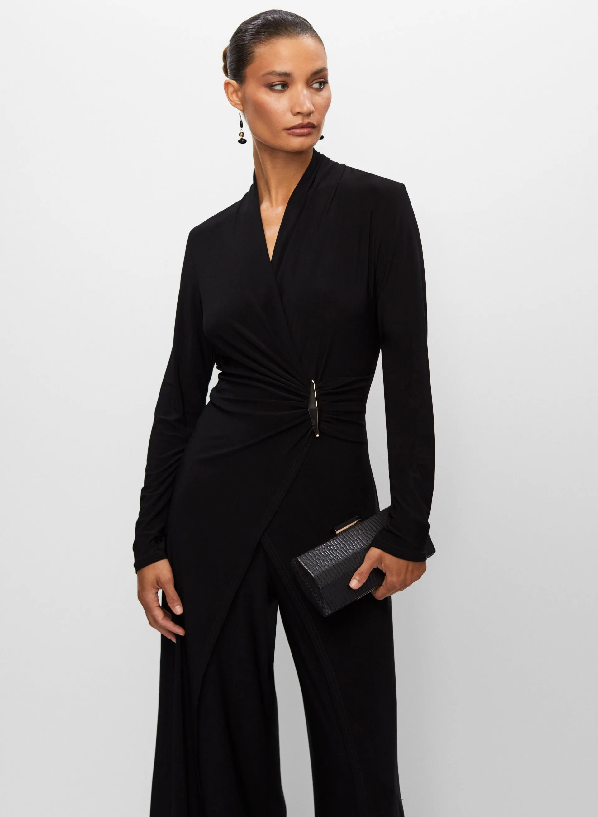 Joseph Ribkoff - Long Sleeve Jumpsuit sold by Melanie Lyne product image thumbnail 5