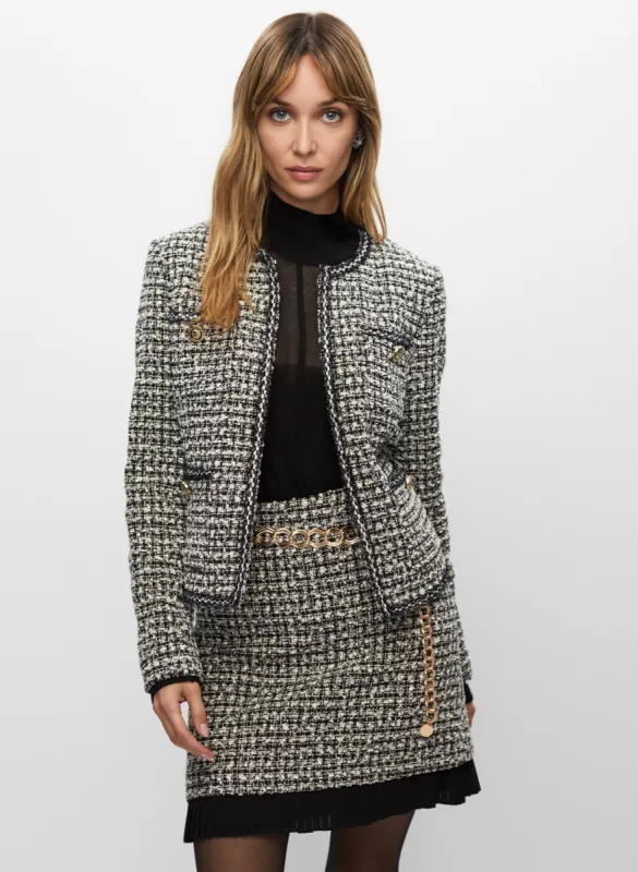 Houndstooth Motif Jacket sold by Melanie Lyne