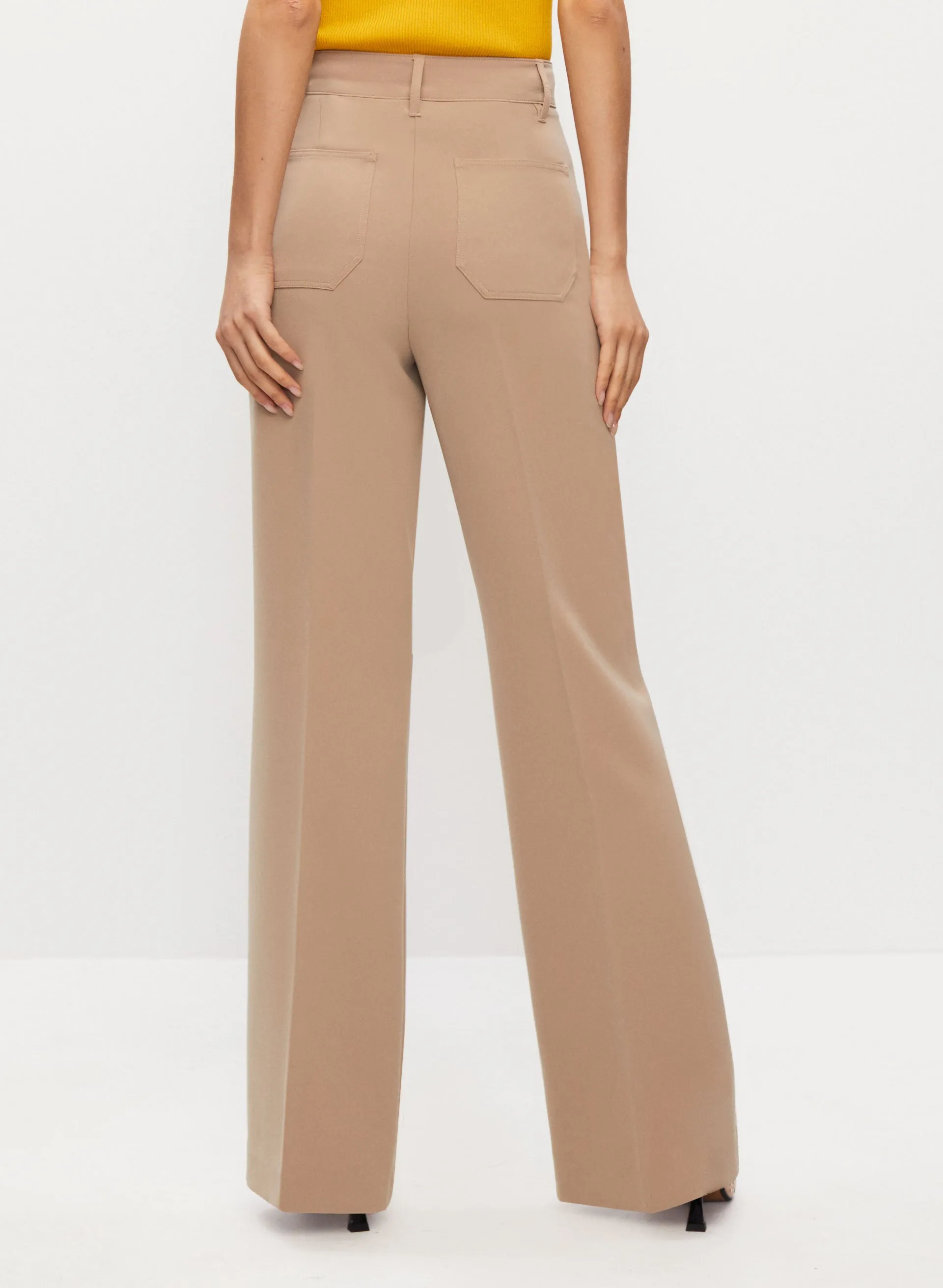 Pleated Flare Leg Pants sold by Melanie Lyne product image thumbnail 2
