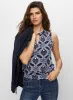 Abstract Floral Print Banded Top sold by Melanie Lyne