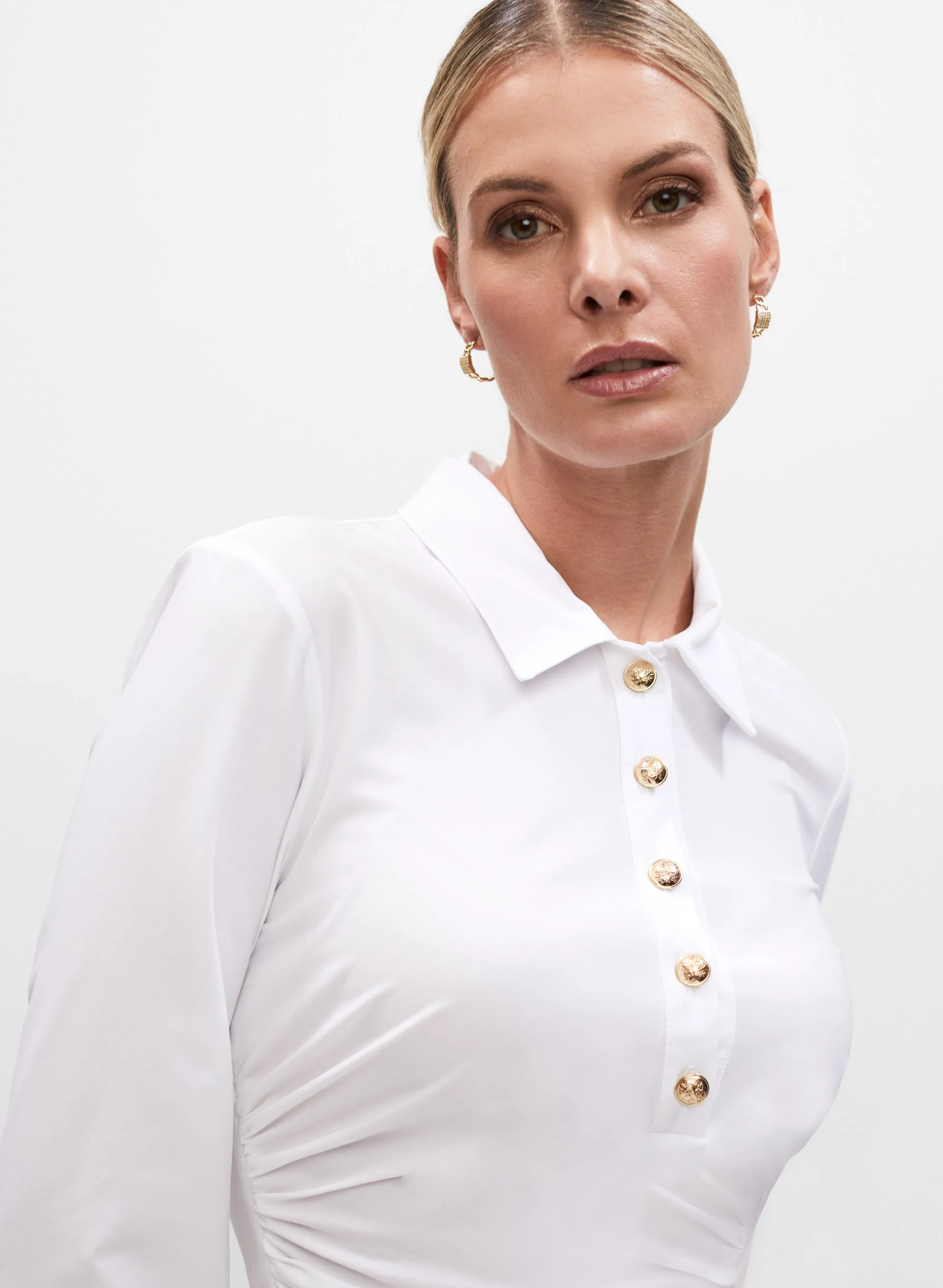Joseph Ribkoff - Ruched Detail Blouse sold by Melanie Lyne product image thumbnail 2