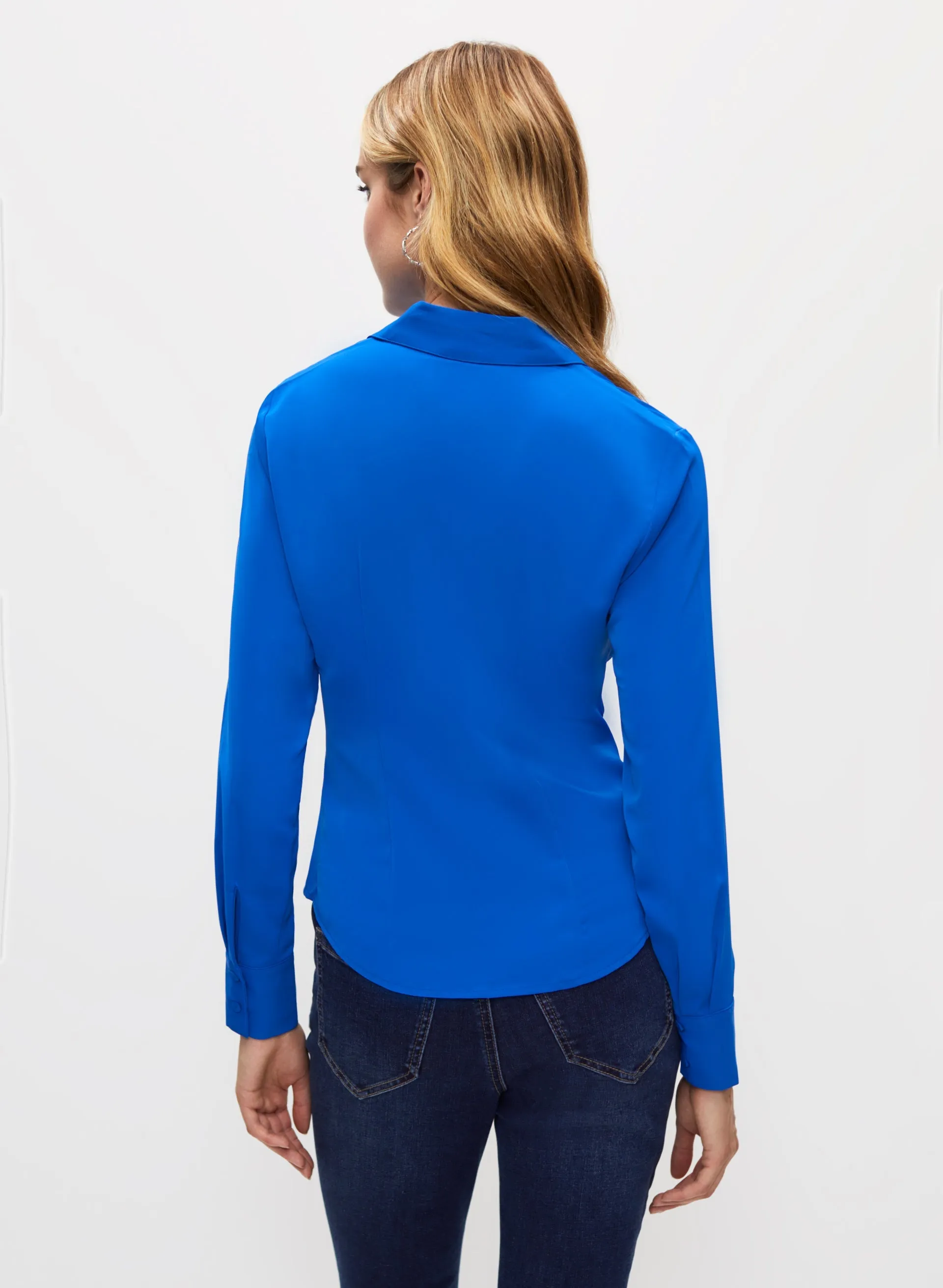 Ruched Satin Blouse sold by Melanie Lyne product image thumbnail 4